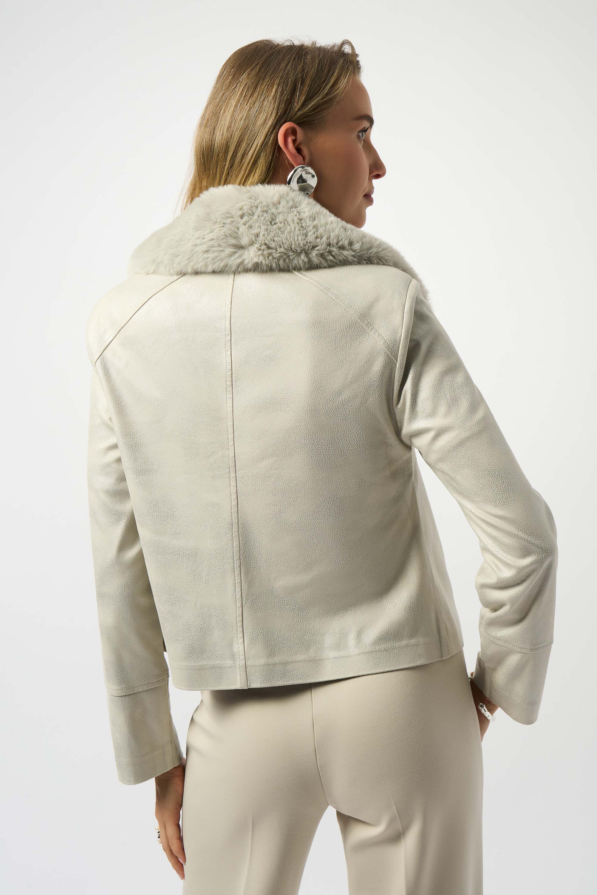 Moonstone Faux Suede Jacket - 253925