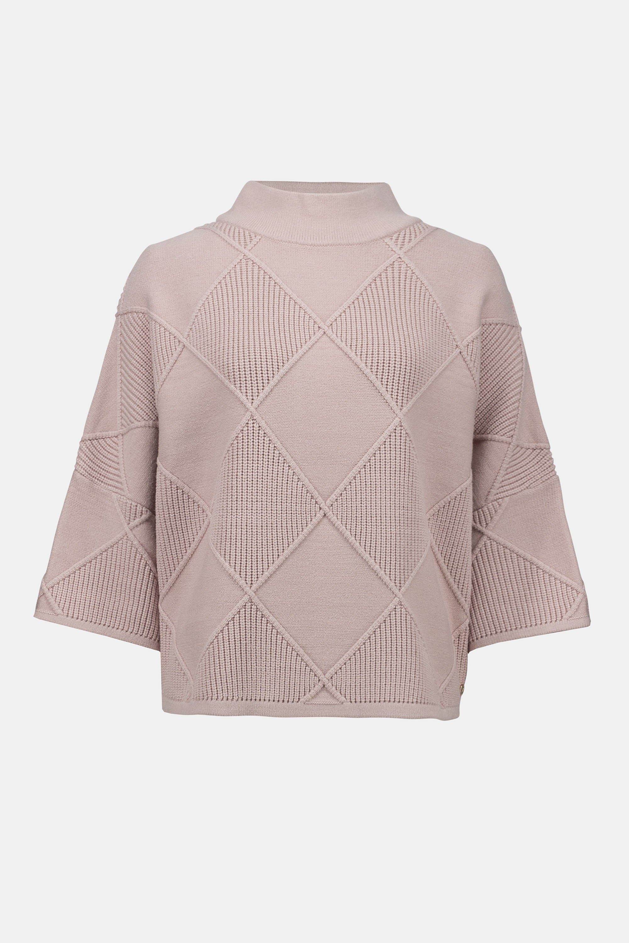 Rose Diamond Knit Sweater - 253943