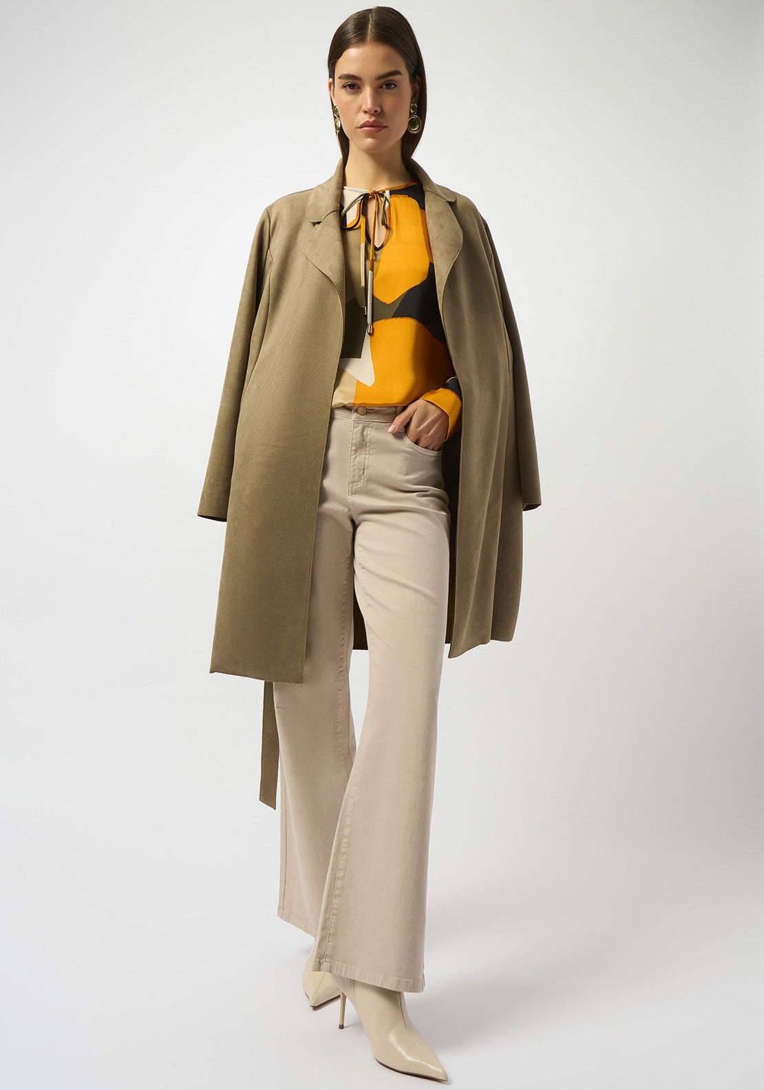 Goldie Wide Leg Cream Jeans - 253950