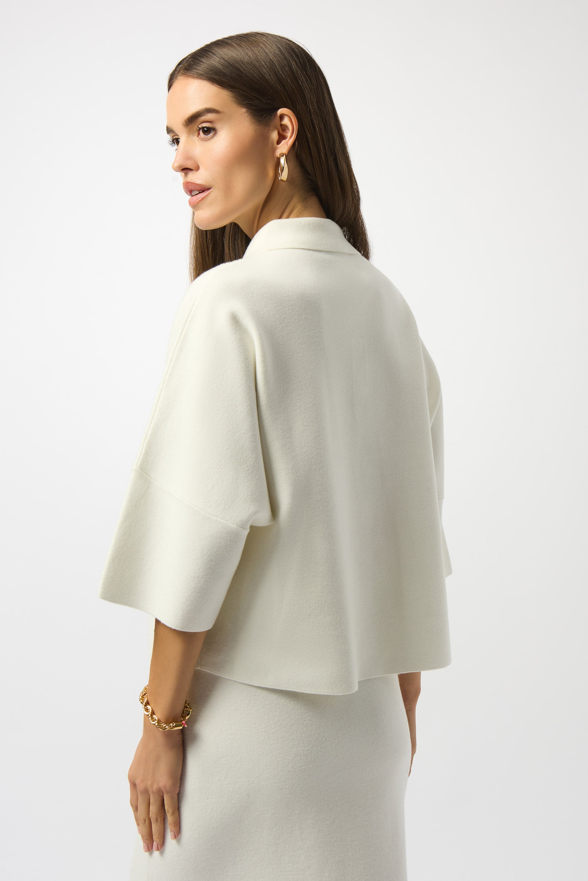 Winter White Collared Knit - 253962