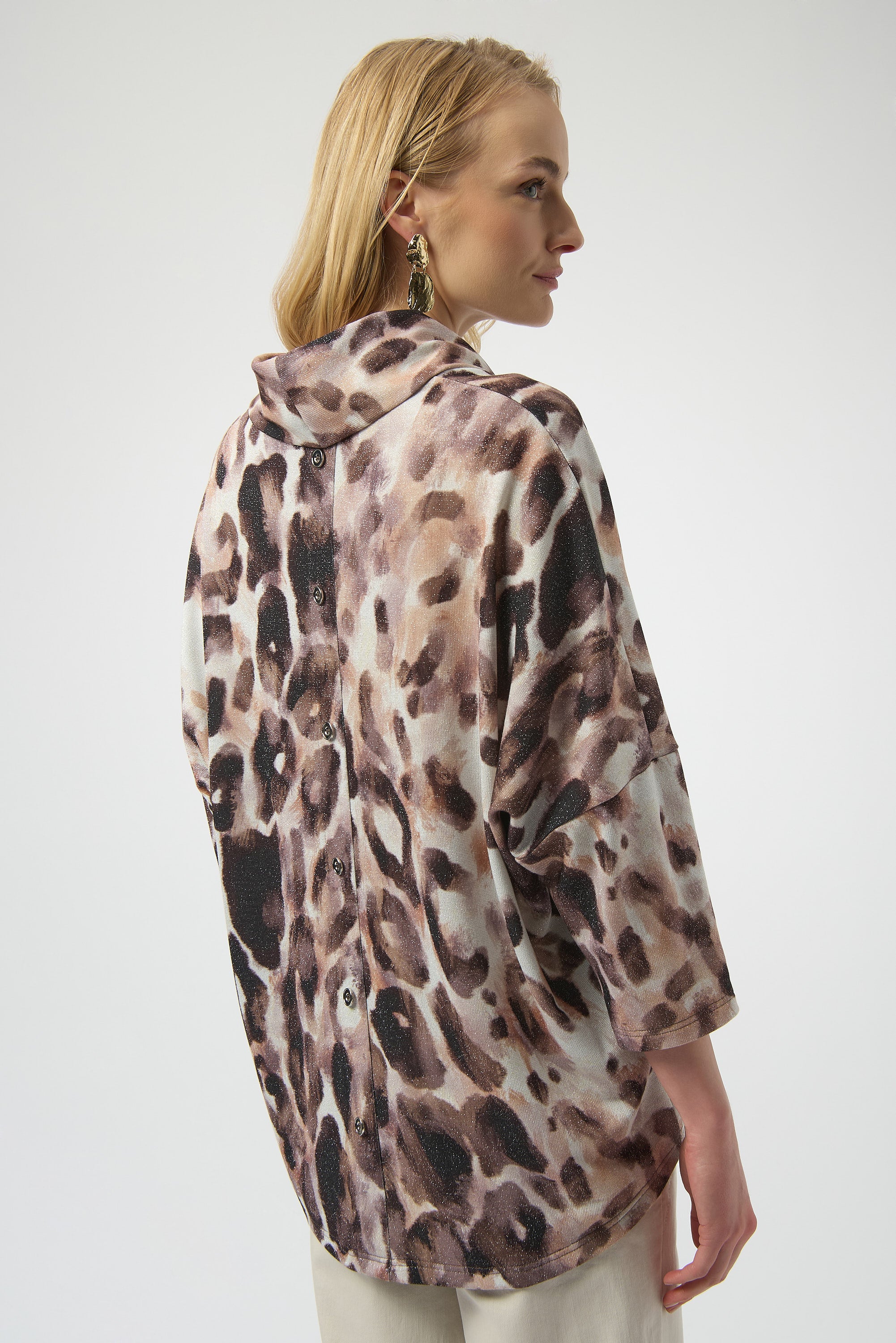 Abstract Leo Print Tunic - 254033