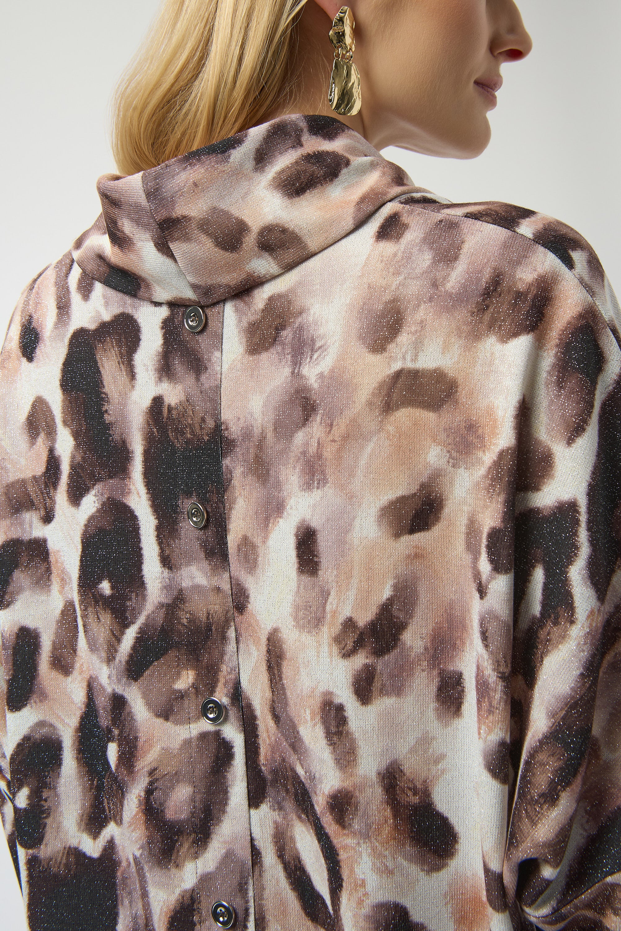 Abstract Leo Print Tunic - 254033