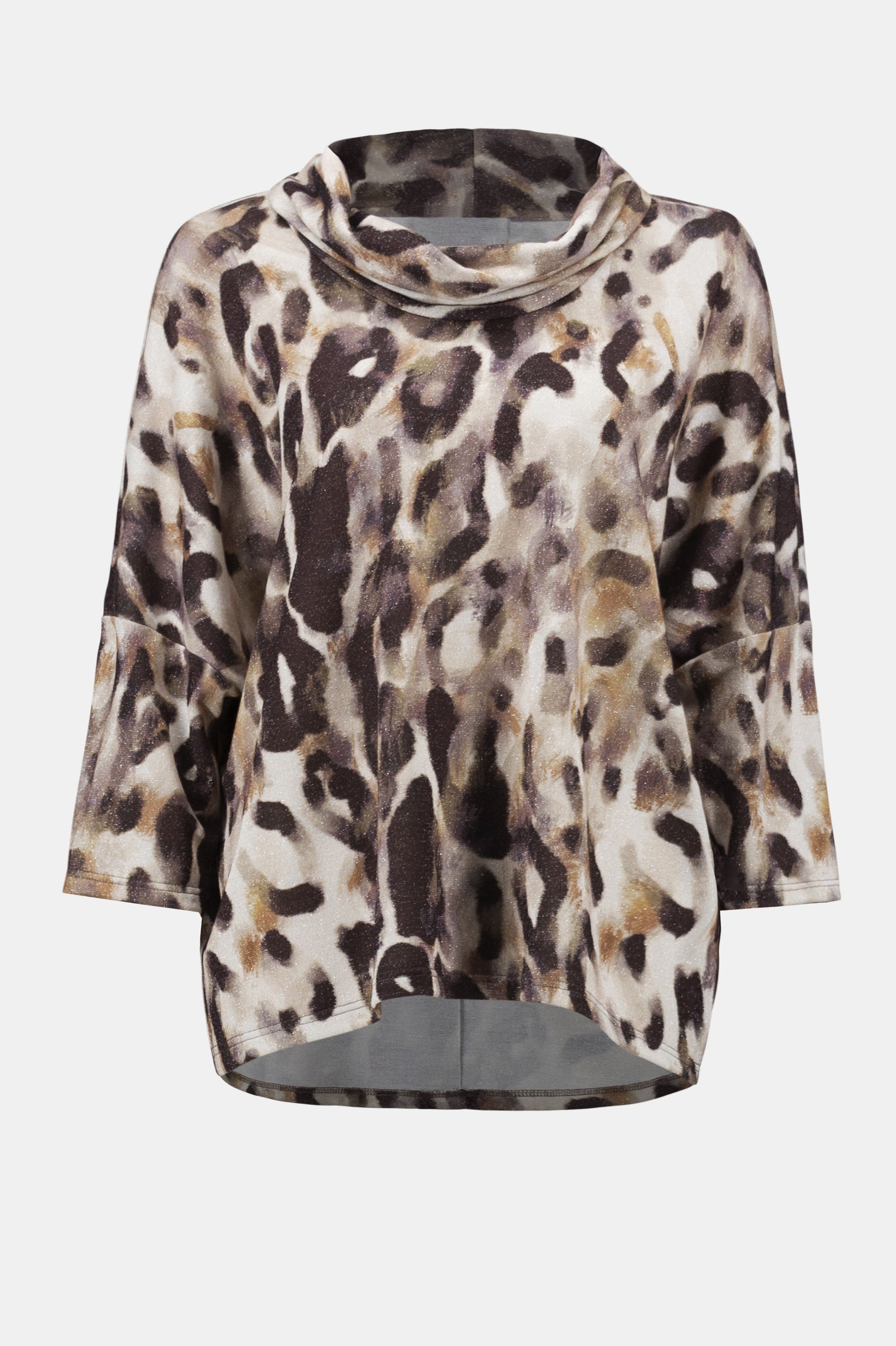 Abstract Leo Print Tunic - 254033