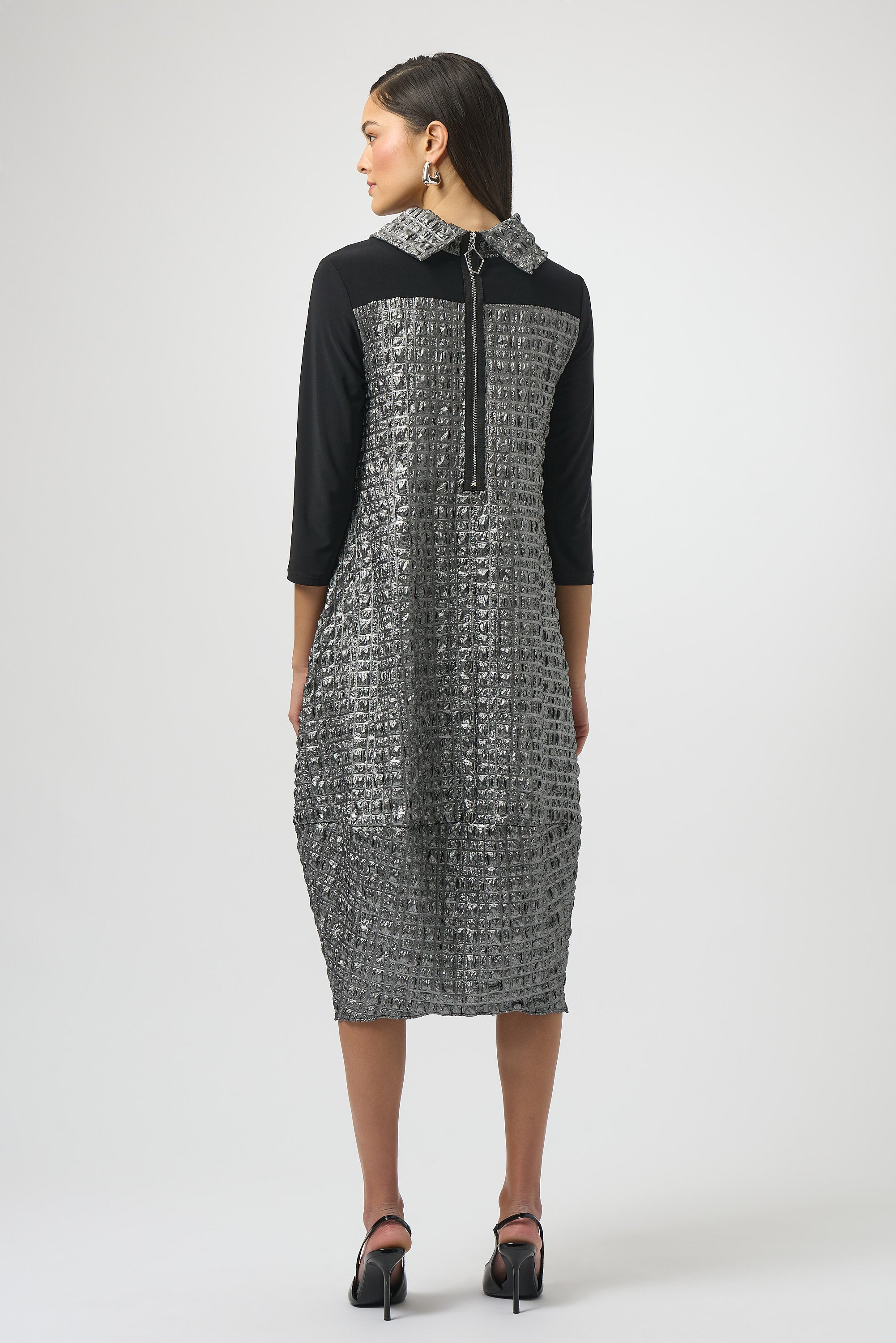 Pewter & Black Bubble Dress - 254057