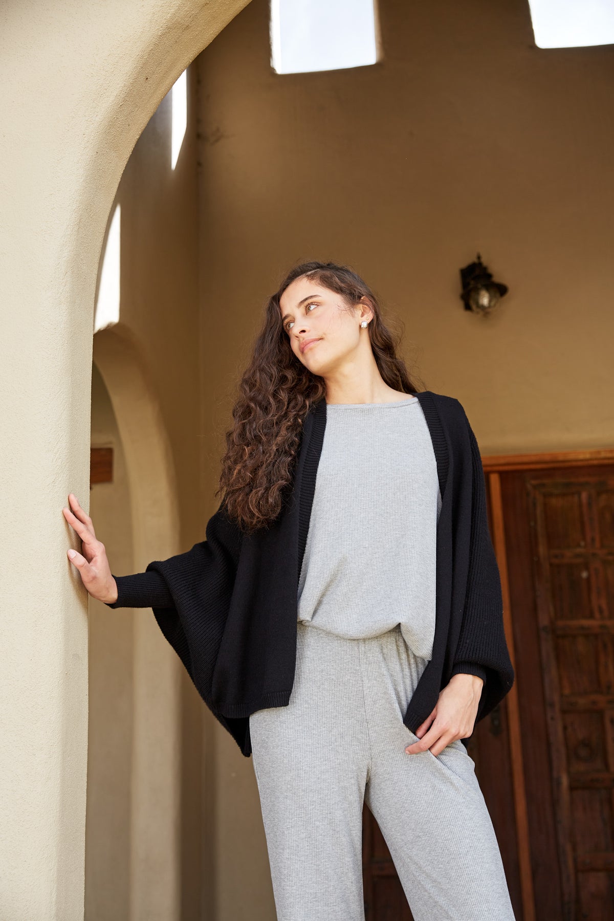 Nawi Cardigan - Ebony