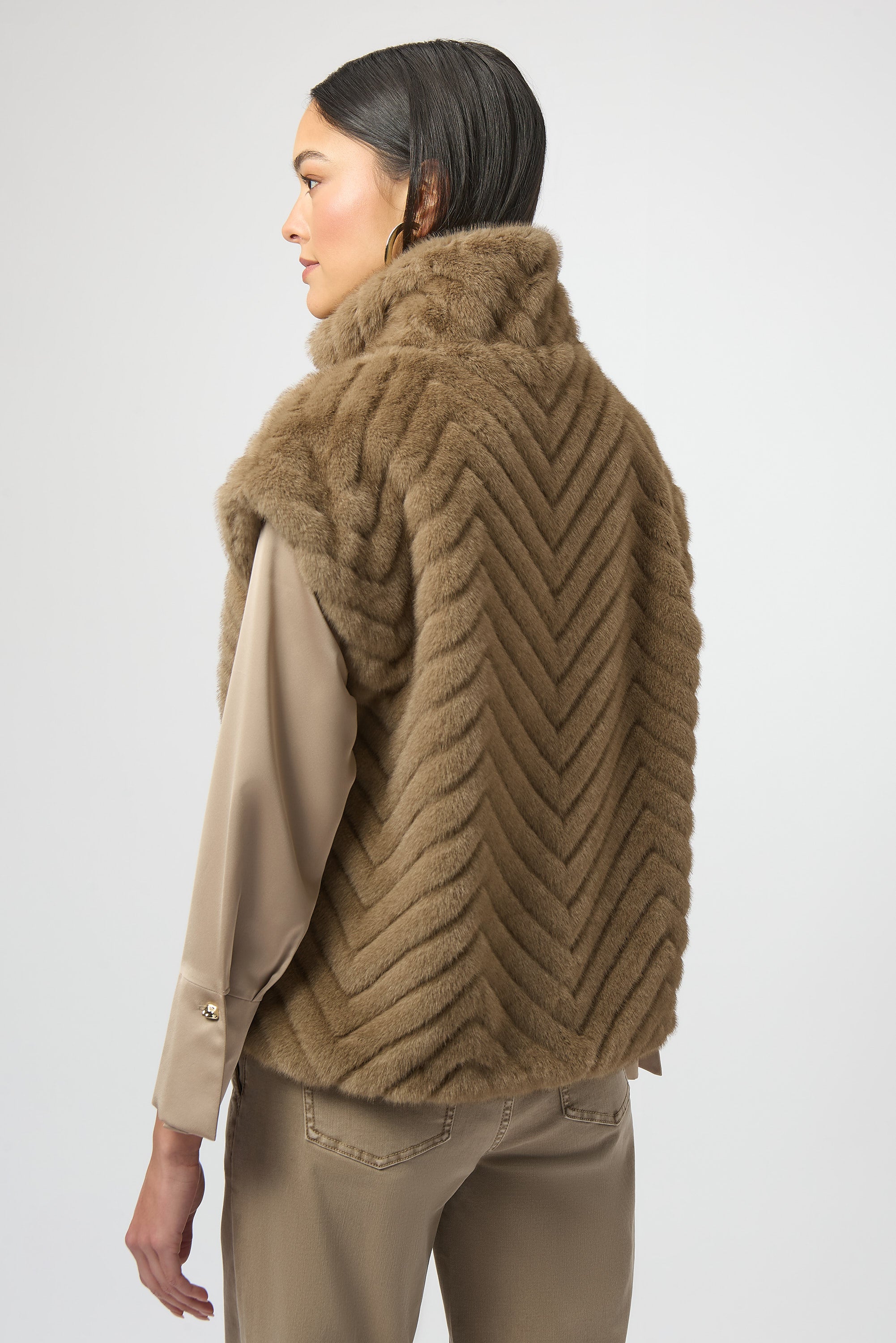 Mink Faux Fur Gilet - 254906