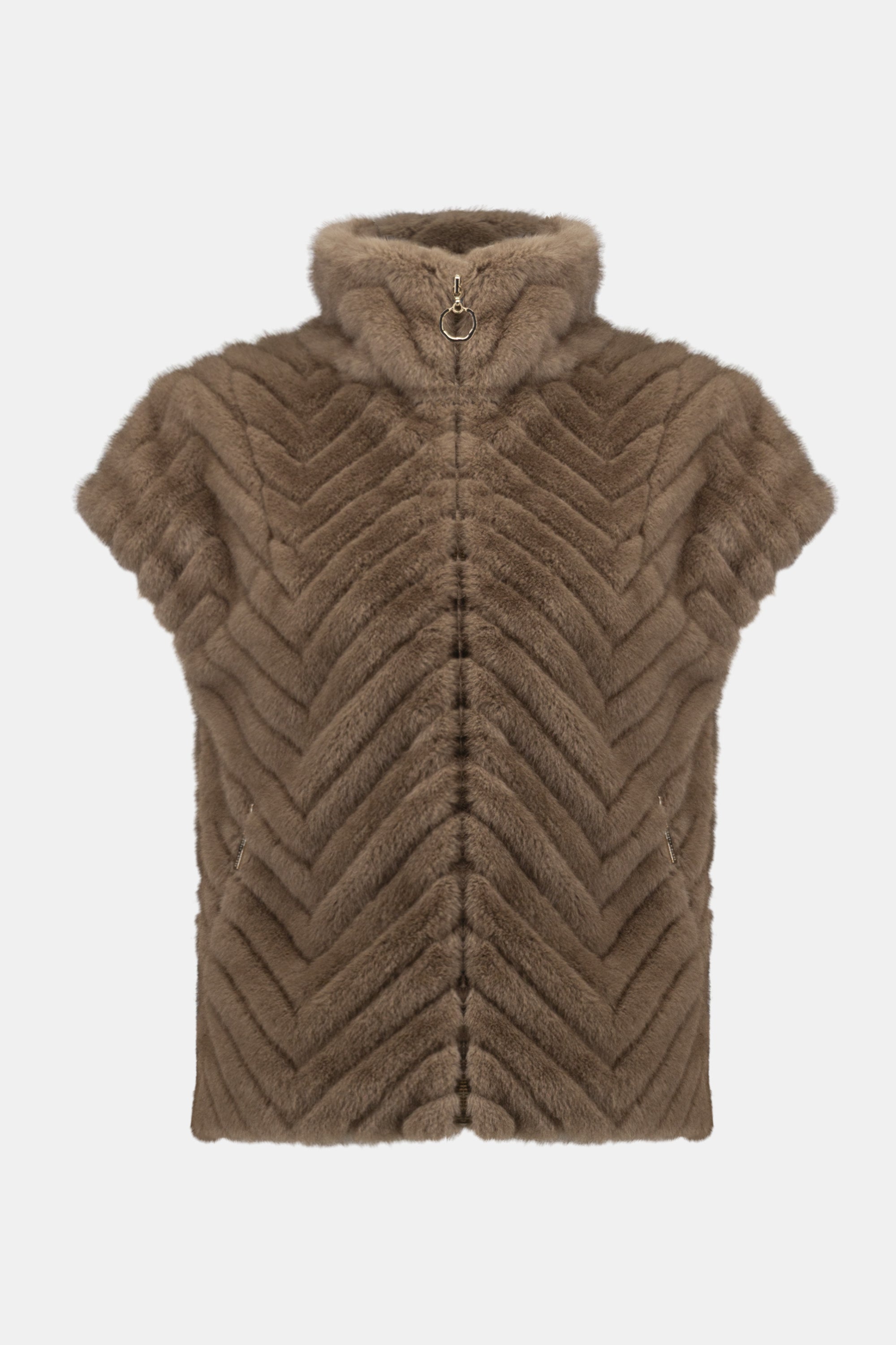 Mink Faux Fur Gilet - 254906