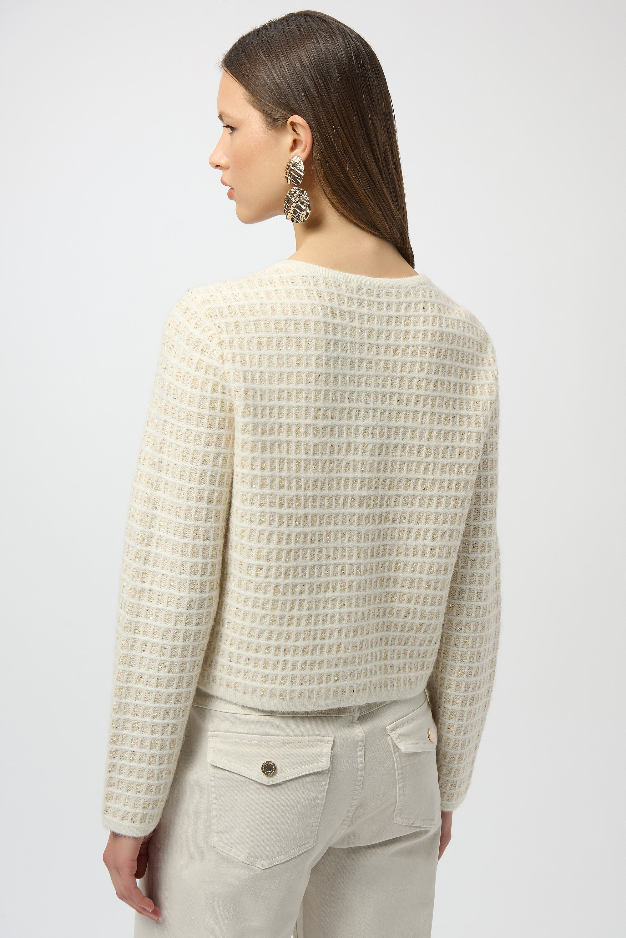Winter White & Gold Jacket - 254938