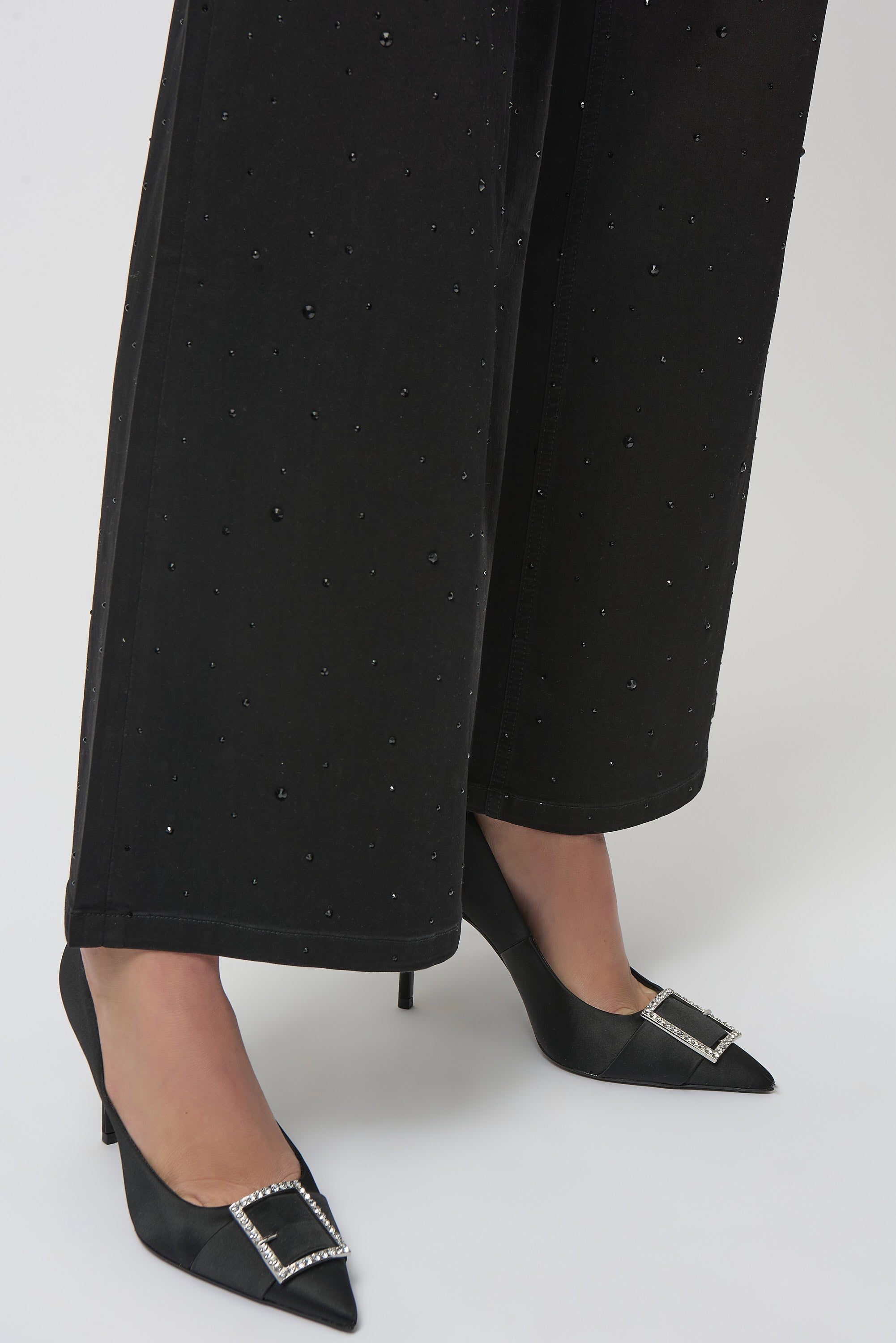 Black Wide Leg Jeans - 254962