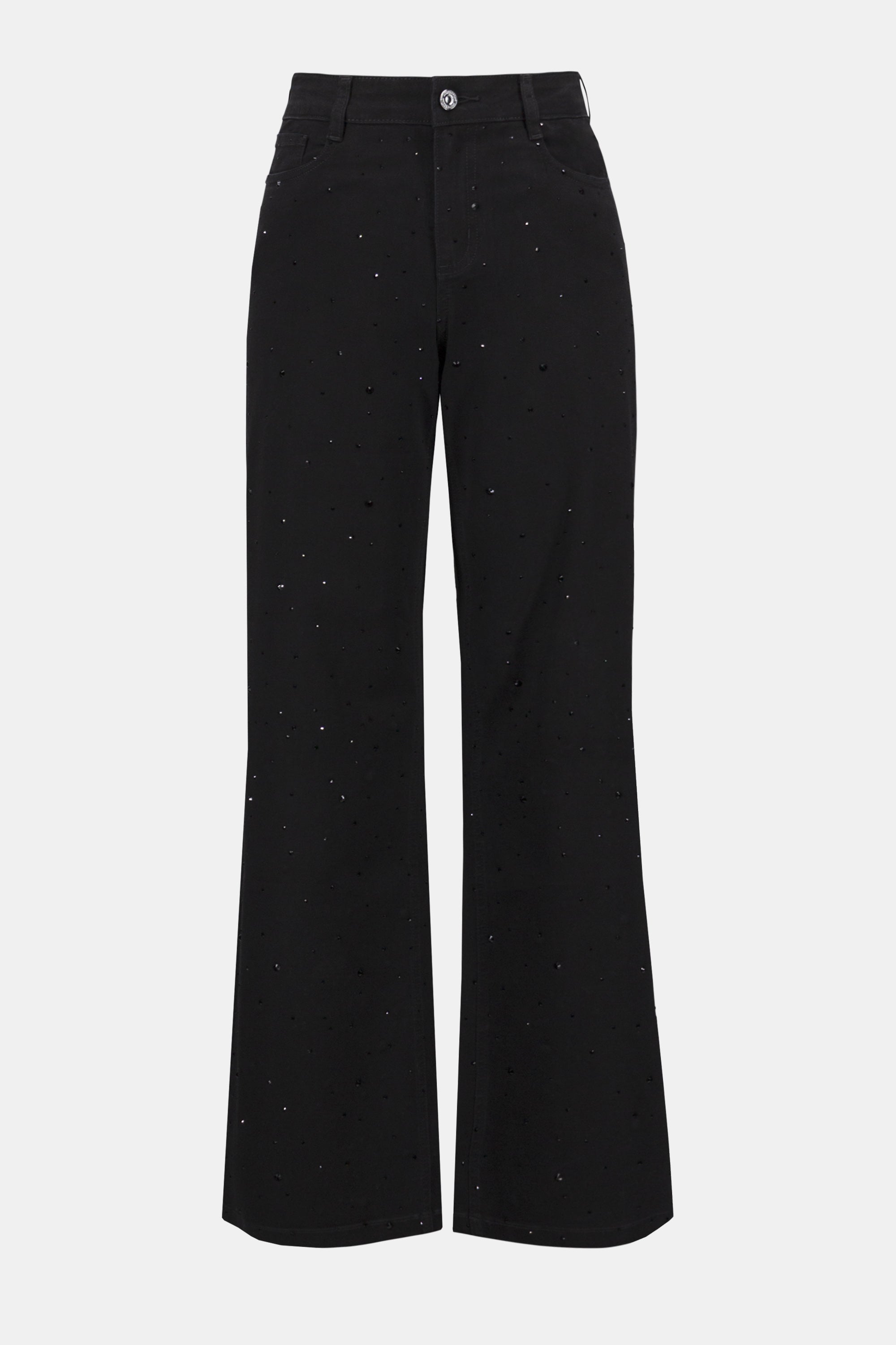 Black Wide Leg Jeans - 254962