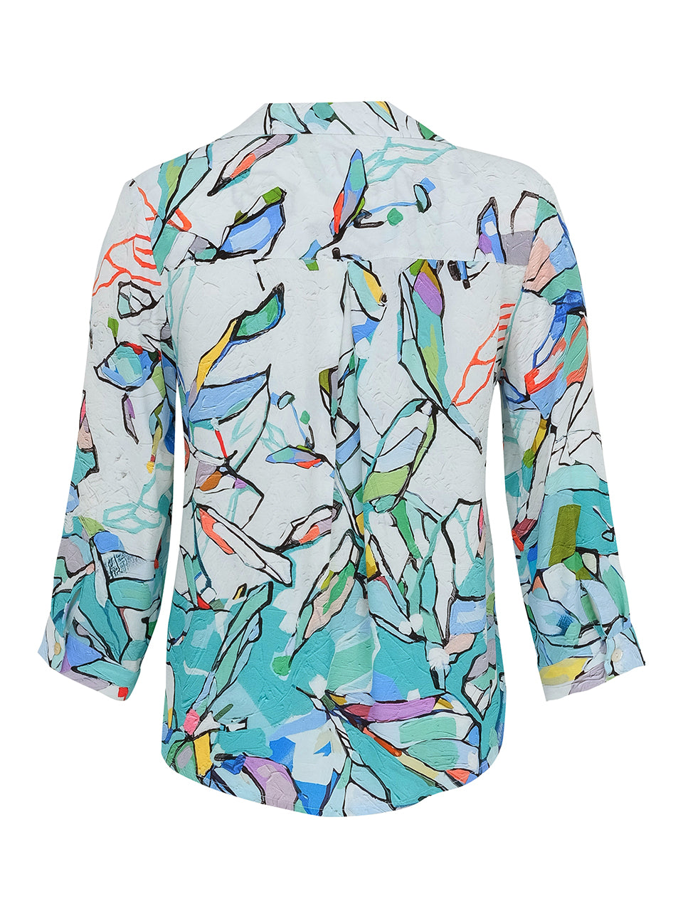 Aqua Print Shirt - 25617