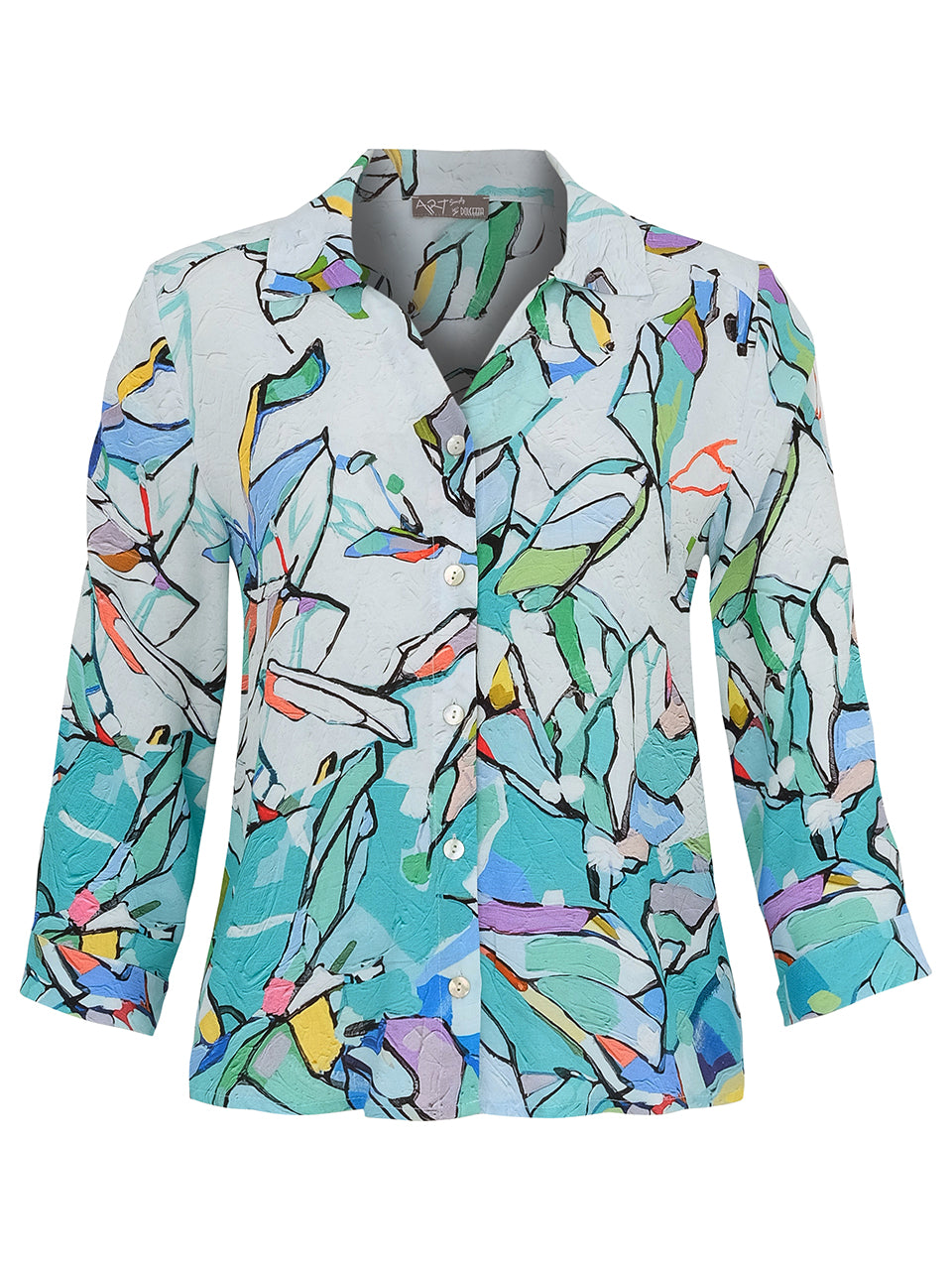 Aqua Print Shirt - 25617