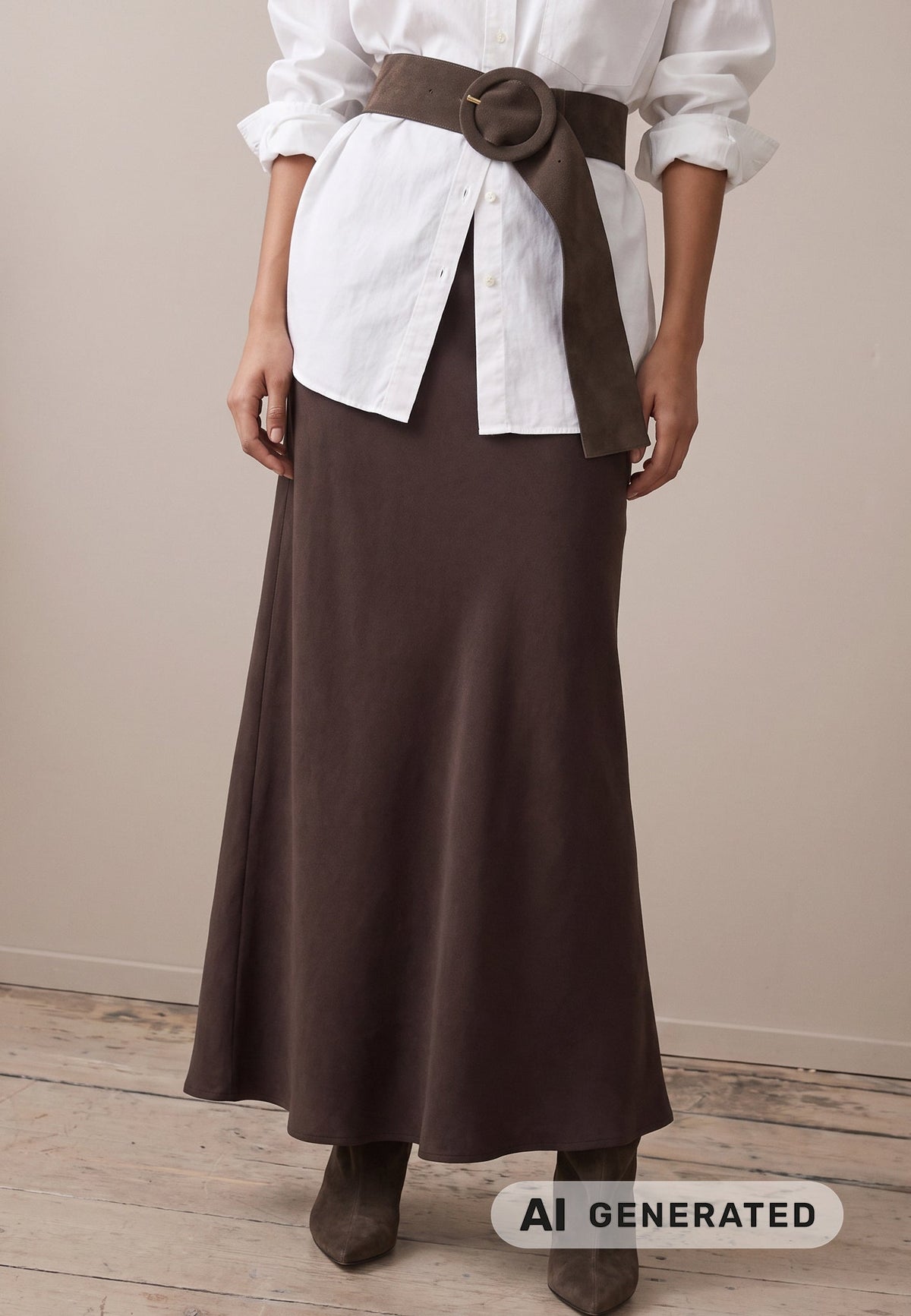 Espresso Maxi Skirt - 26093948