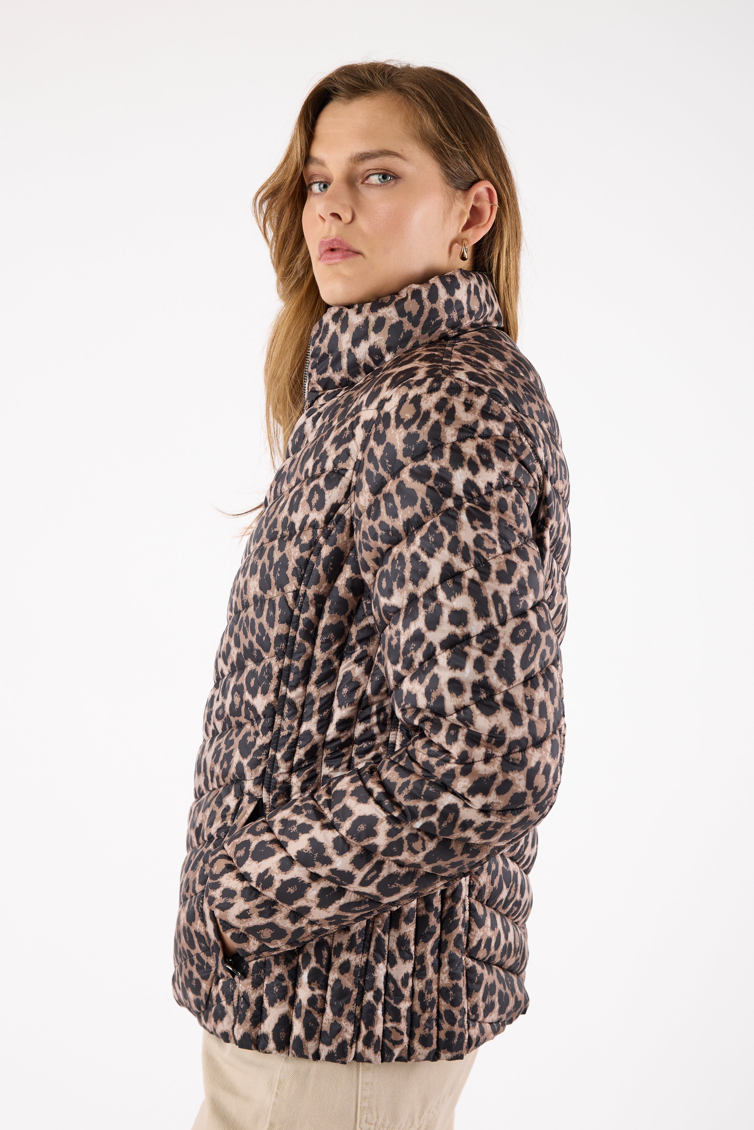 Almond Brown & Black Reversible Jacket - 526