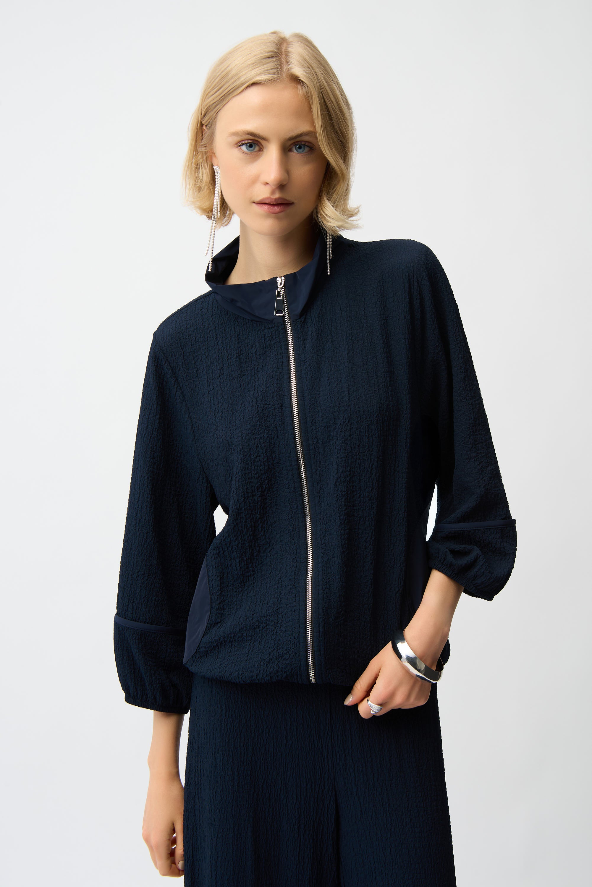 Midnight Blue Casual Jacket - 261066
