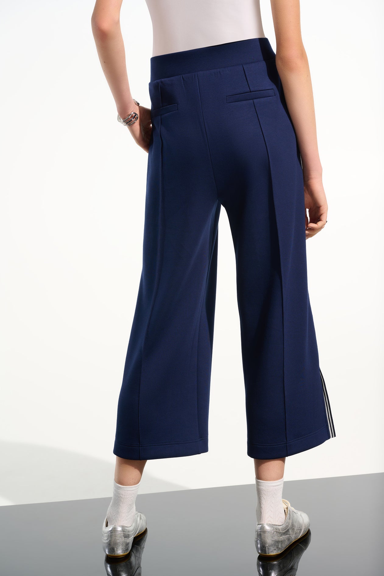 Blue Side Stripe Pants - 261618