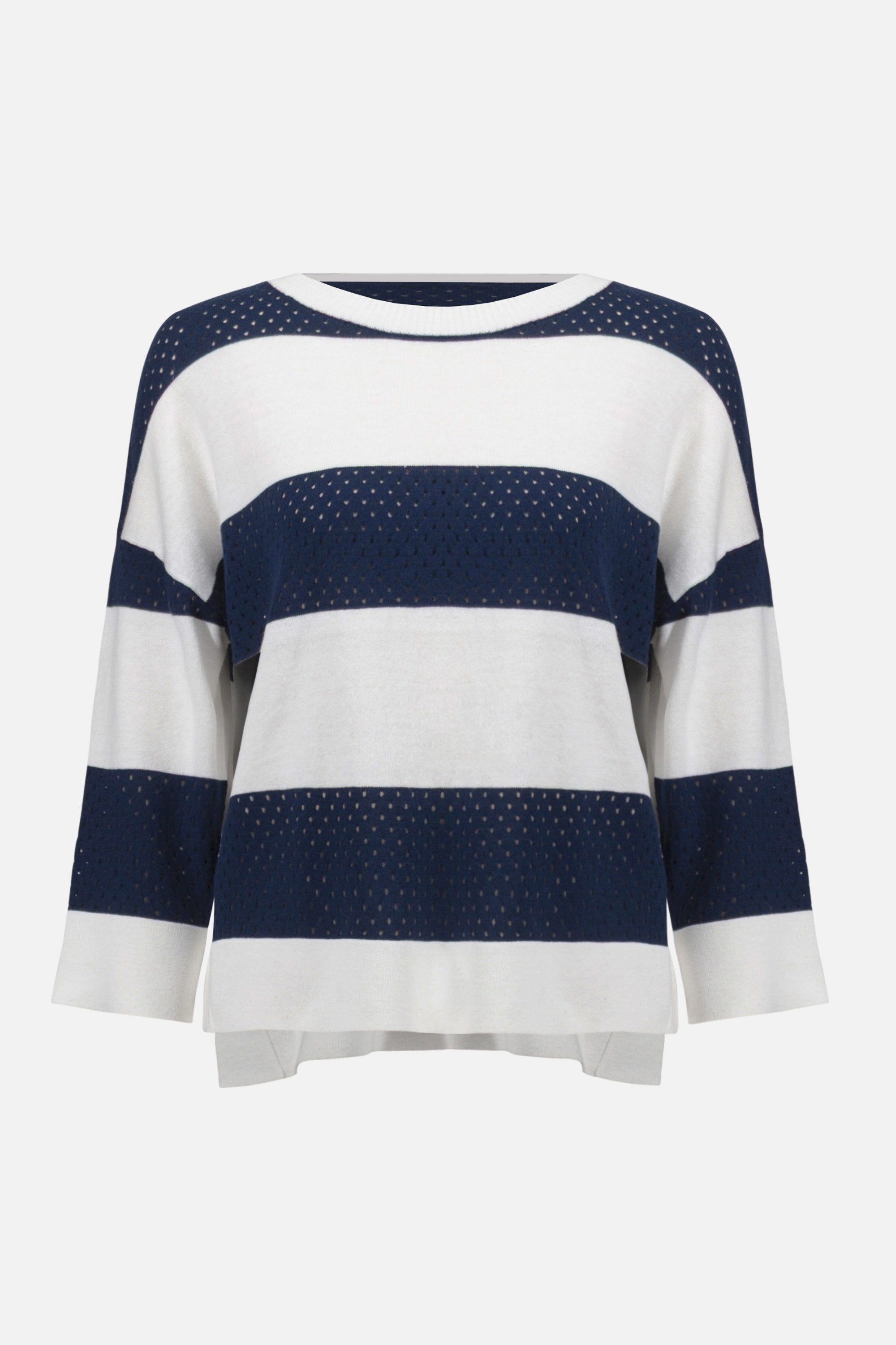 Indigo & Vanilla Crewneck Sweater - 261635
