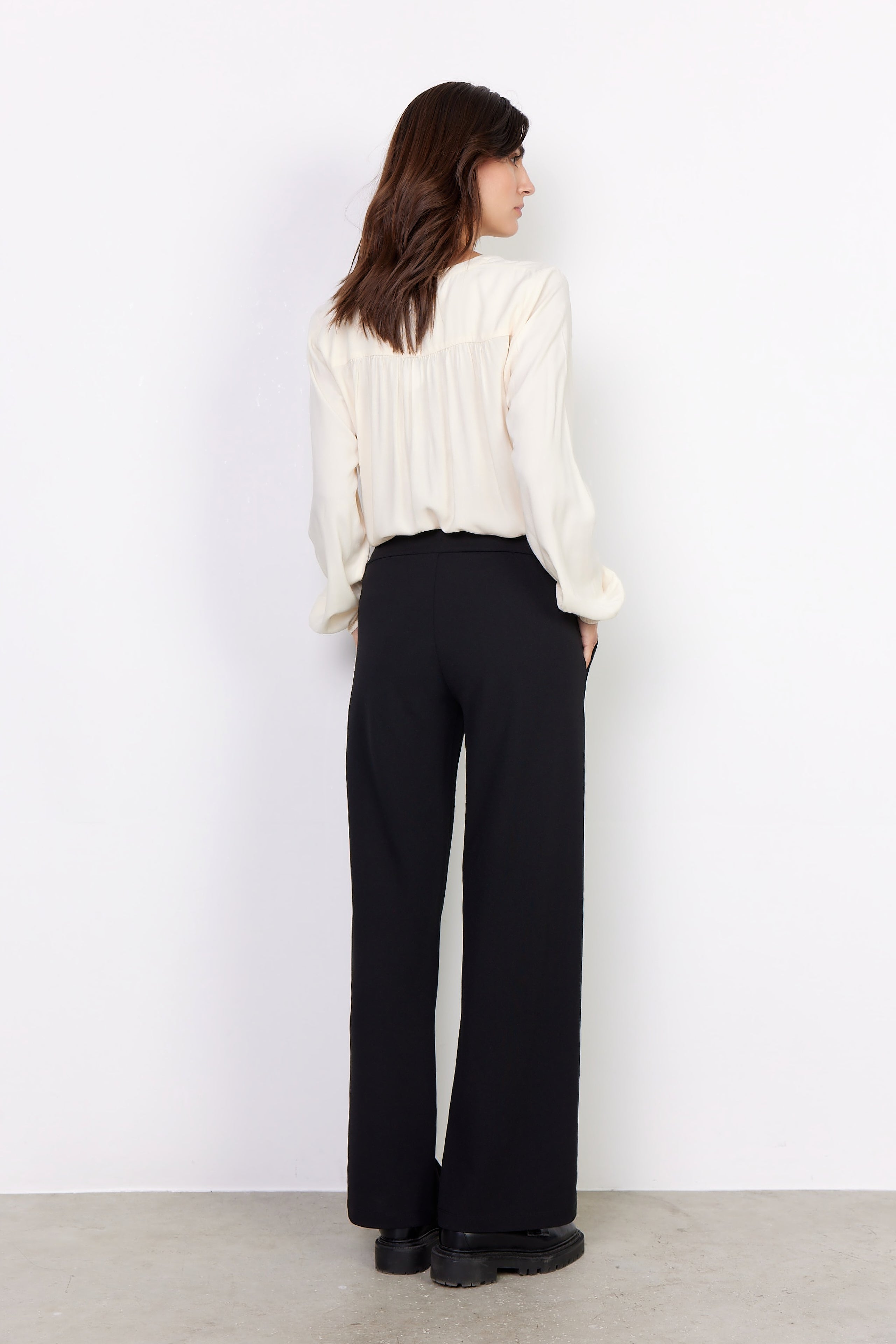 Black Siham 48 Trousers - 26188