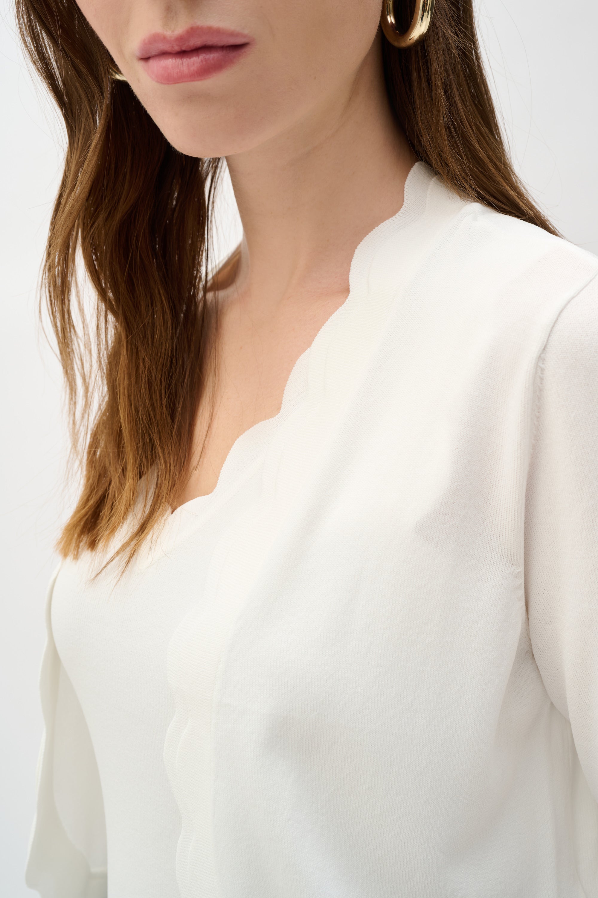 Vanilla Scallop Edge Cover Up - 262923