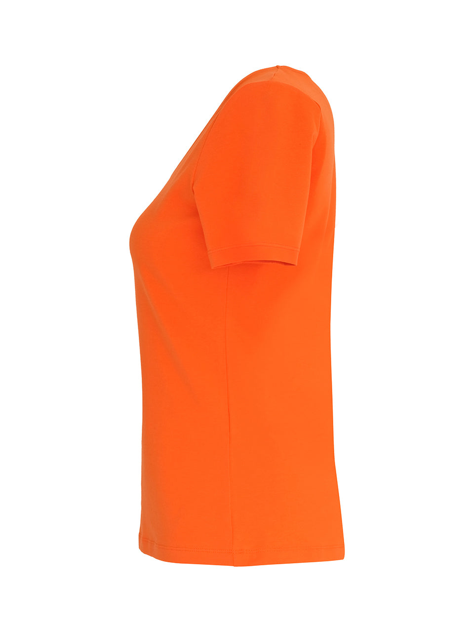 Orange V Neck Top - 26501