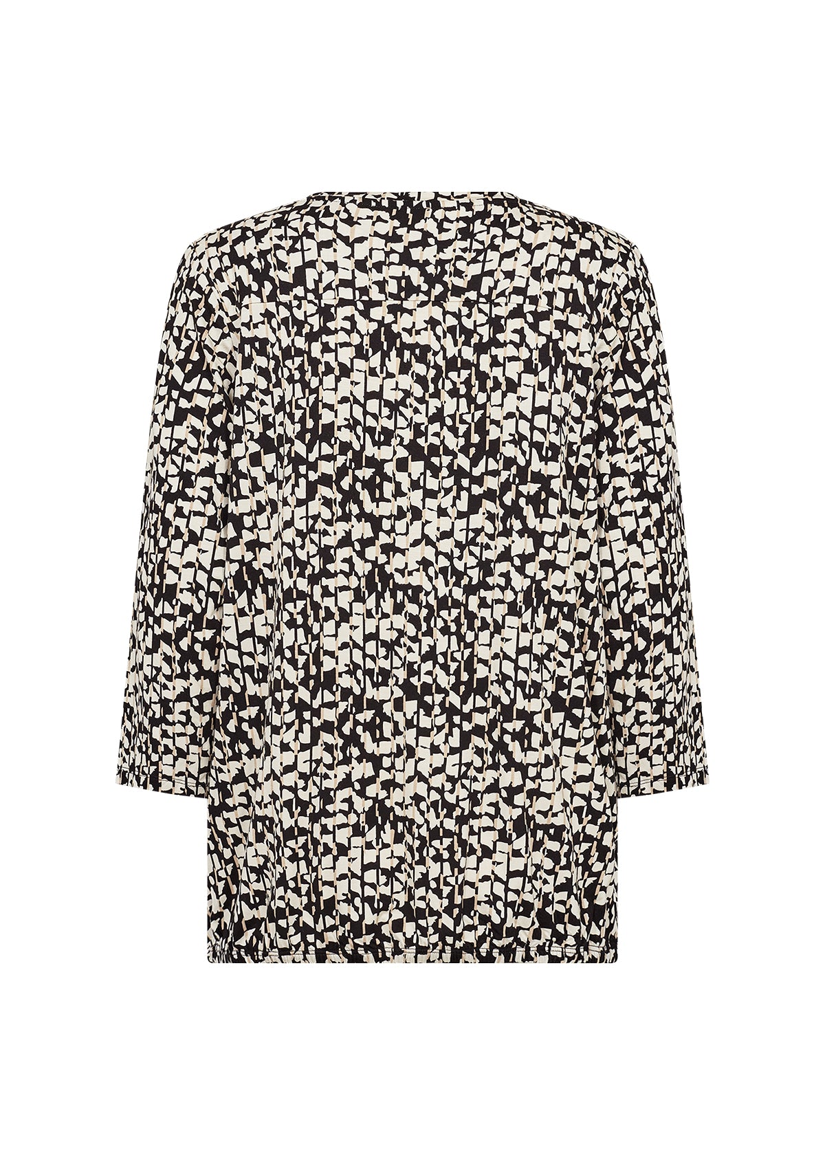 Marica AOP 316 Black Print Blouse - 26888