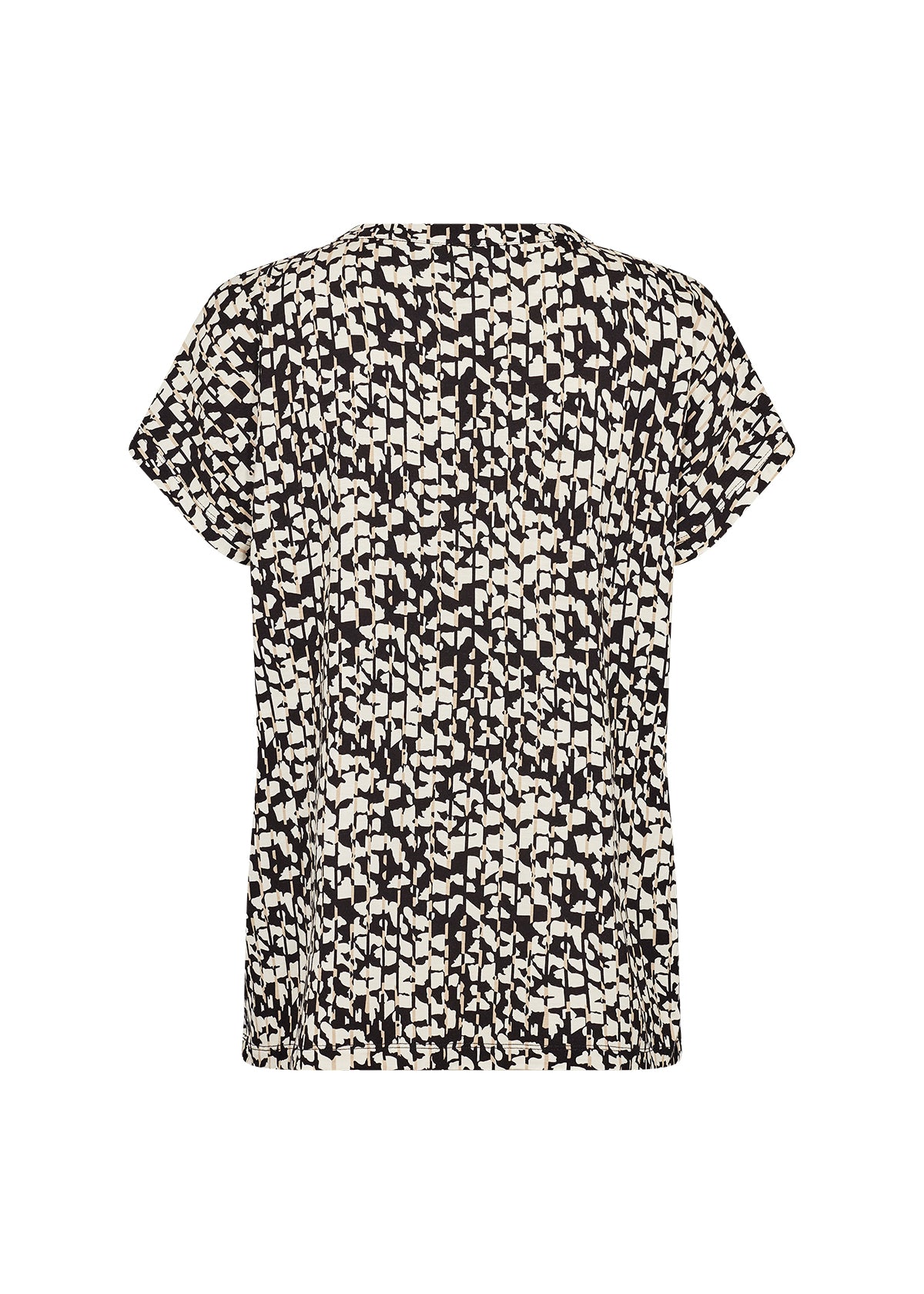 Marica AOP 317 Black Print T-Shirt - 26889