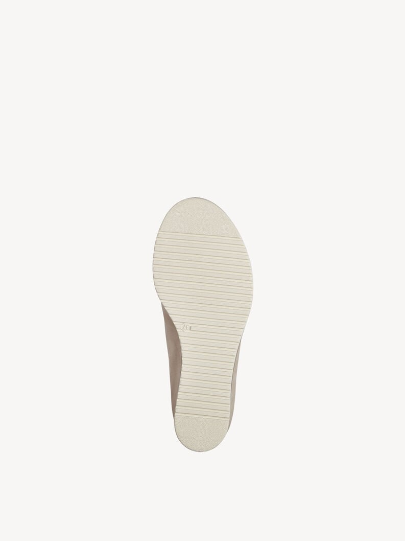 Champagne Wedge Mules - 27200