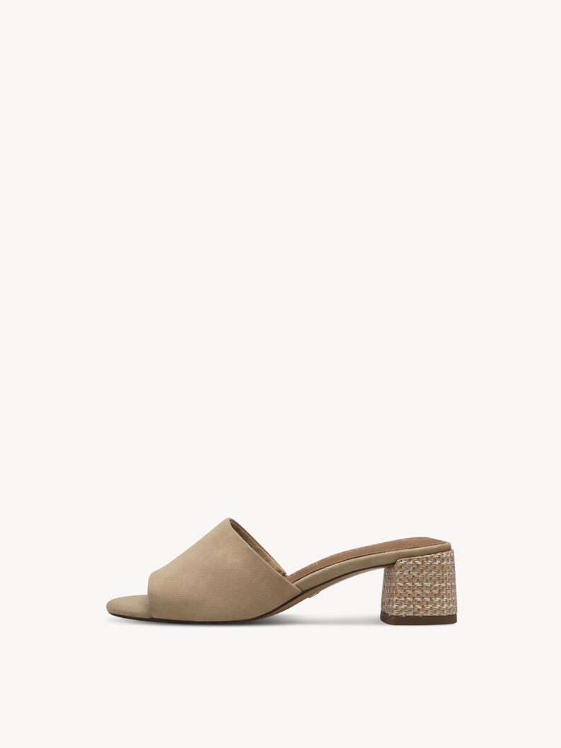 Tan Suede Mules - 27204