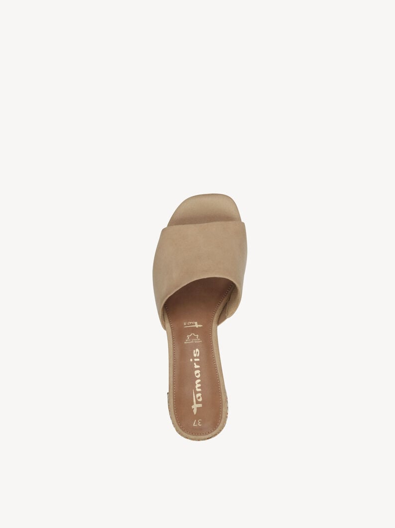 Tan Suede Mules - 27204