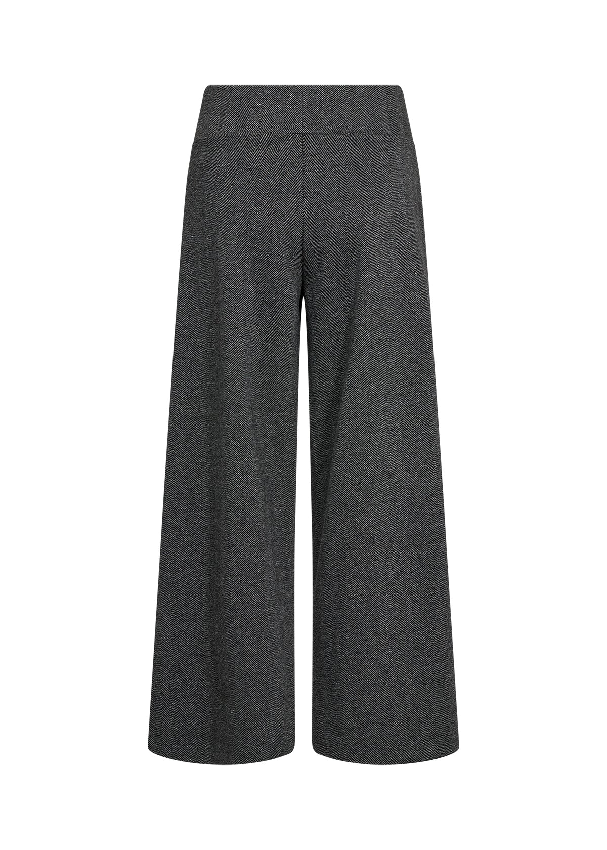 Hebe 3YD Black Herringbone Pants - 27814