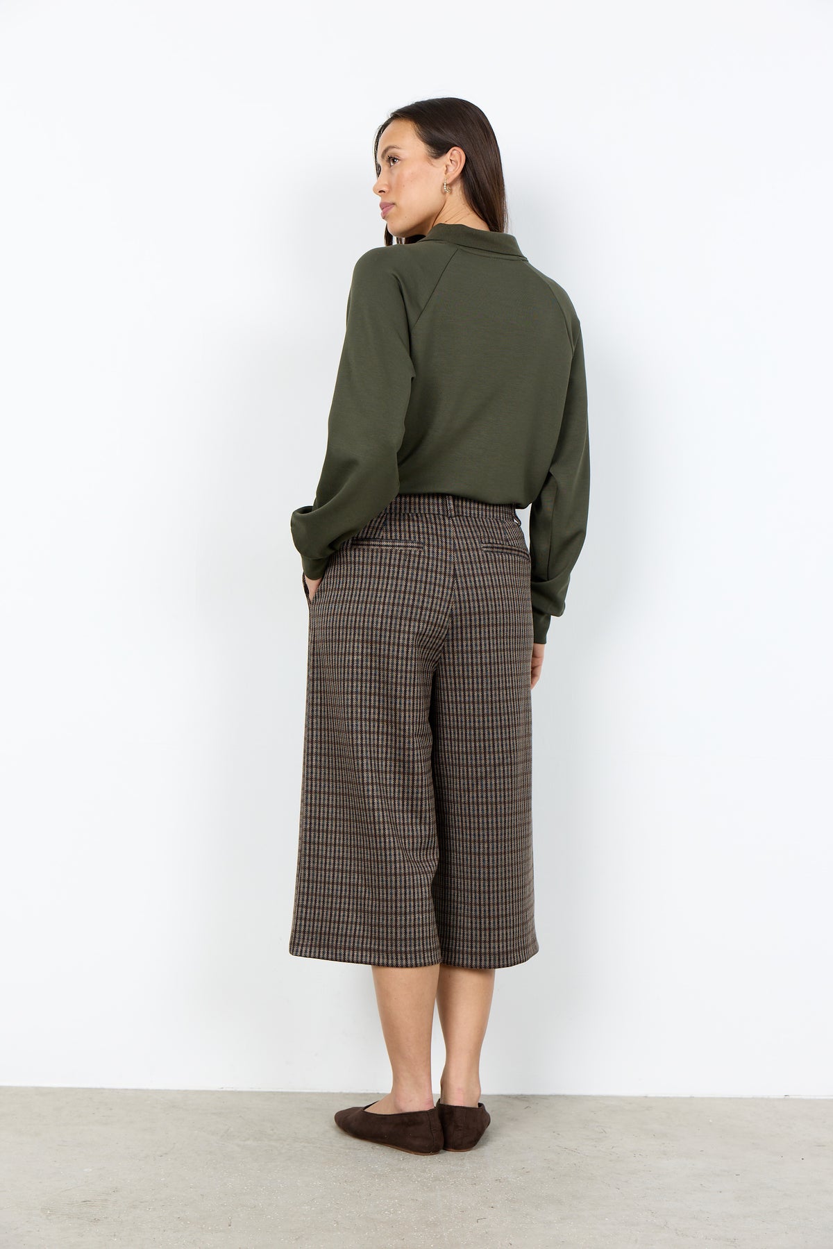 Hekla YD2 Chocolate Plum Crop Pants - 27847