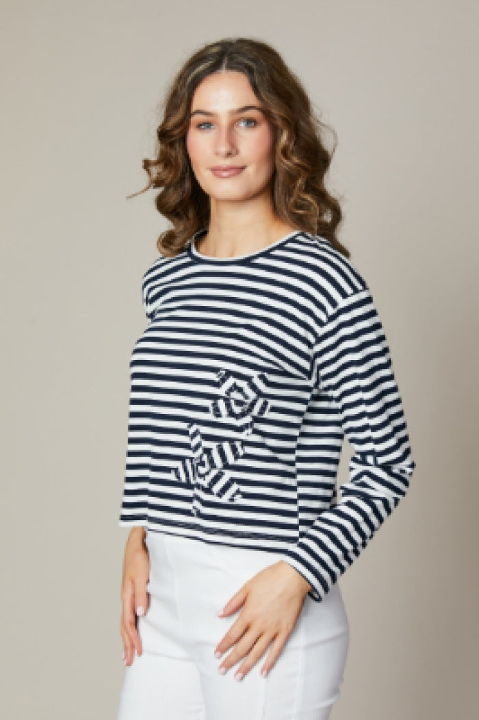 Navy Stripe Top - 29345