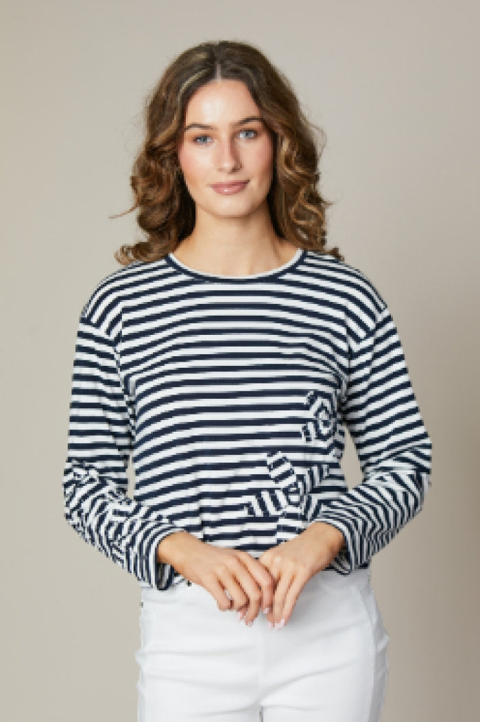 Navy Stripe Top - 29345