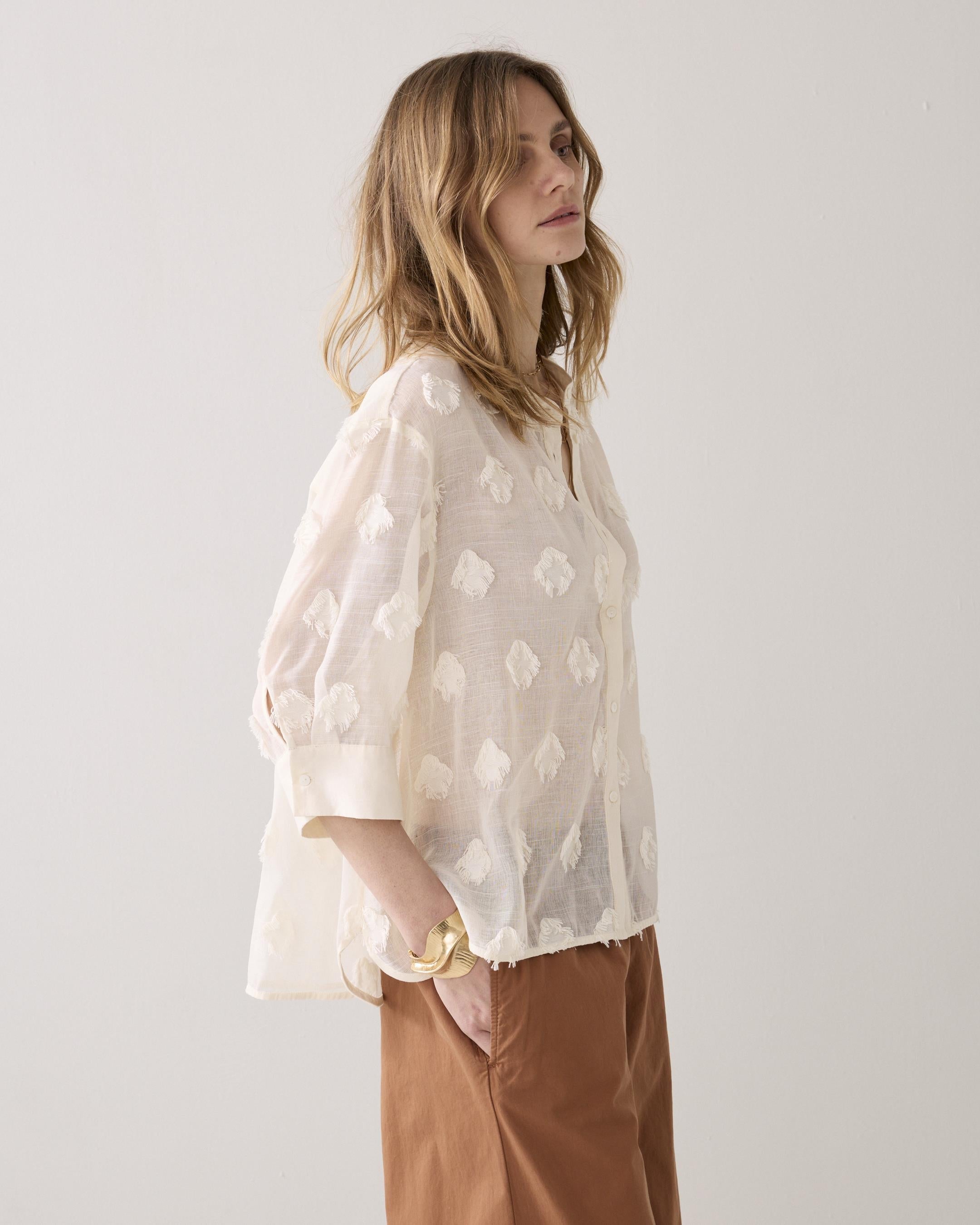 Ivory Blouse - 2S3410