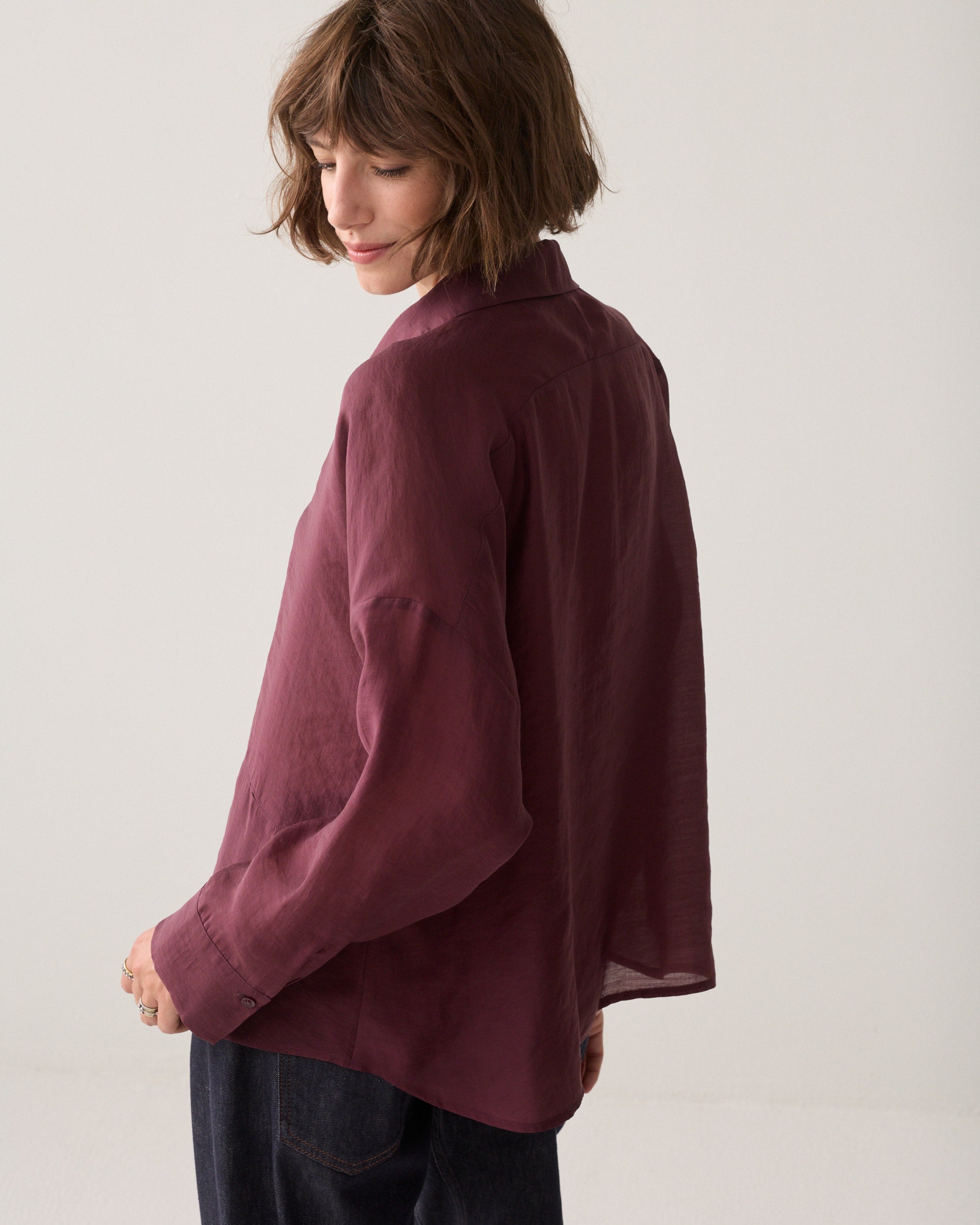 Dark Burgundy Shirt - 2s3524