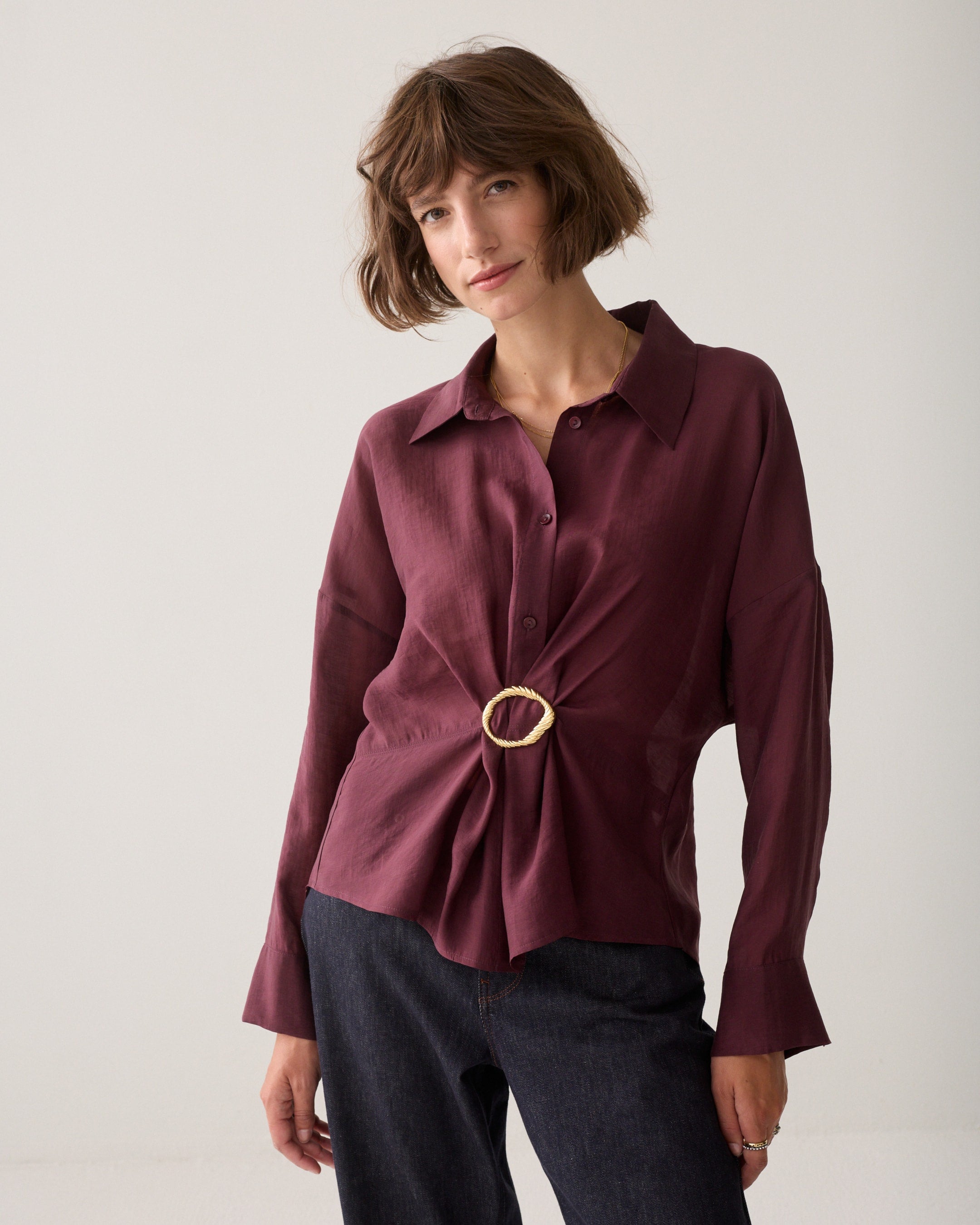 Dark Burgundy Shirt - 2s3524