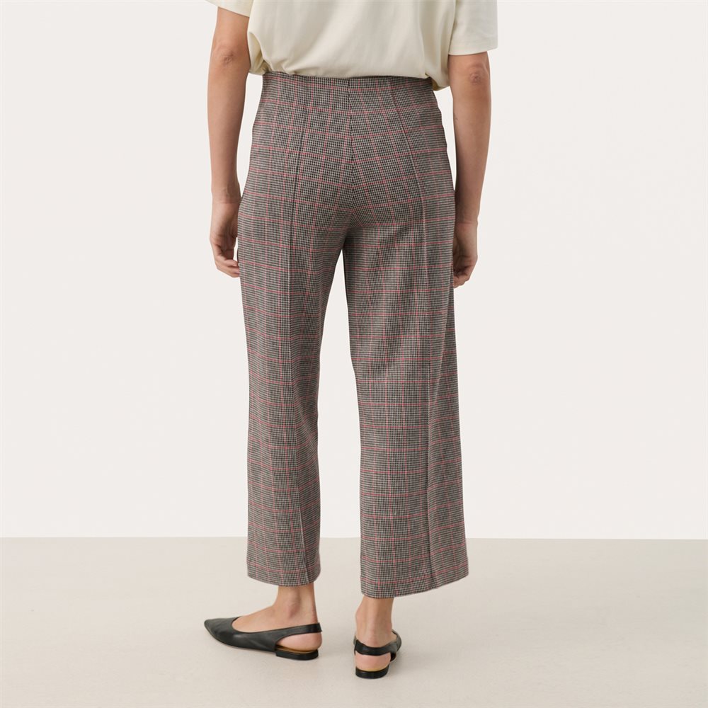 Ilisan Red Check Trousers - 30305656