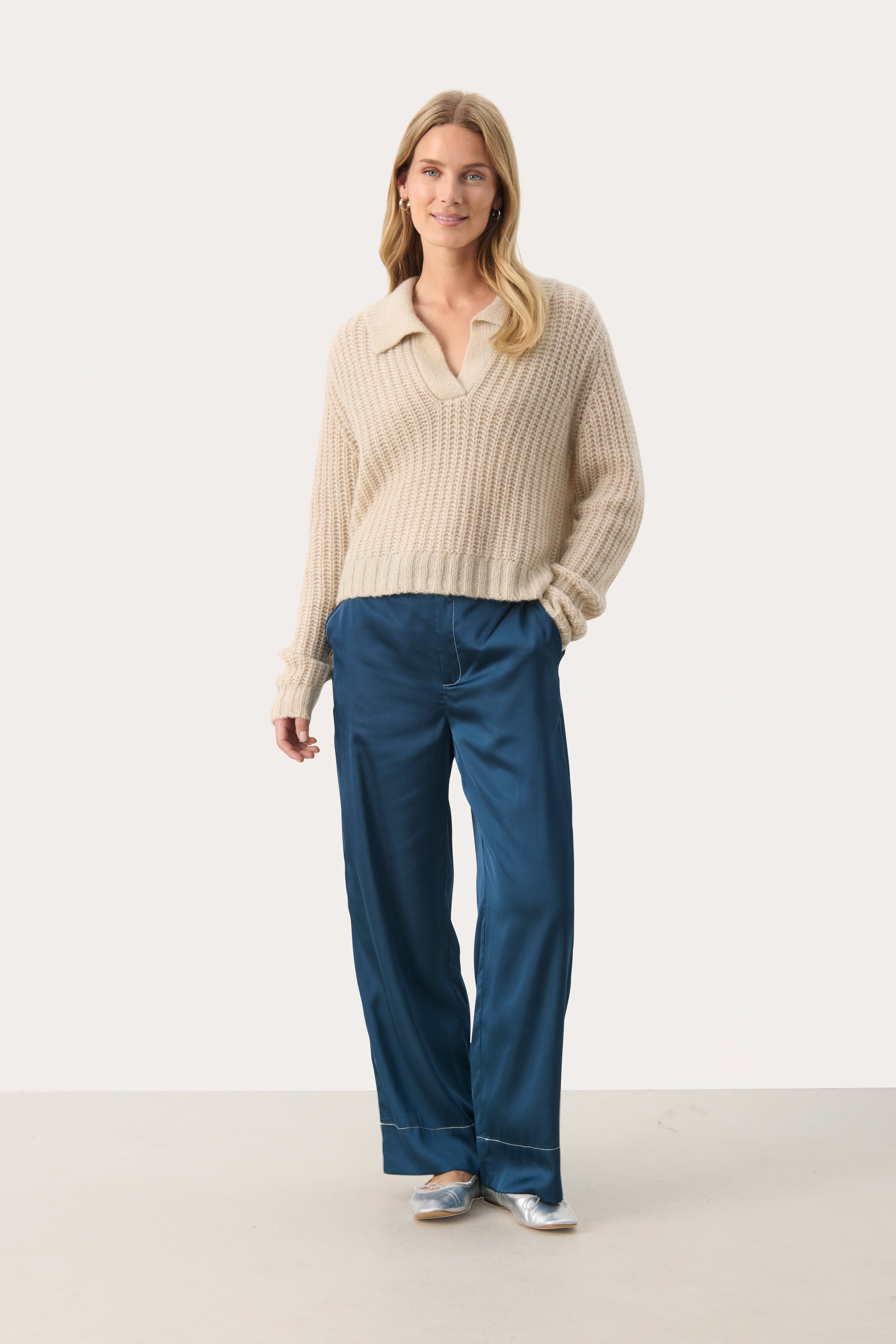 Lieli Collared Sweater - 30308935