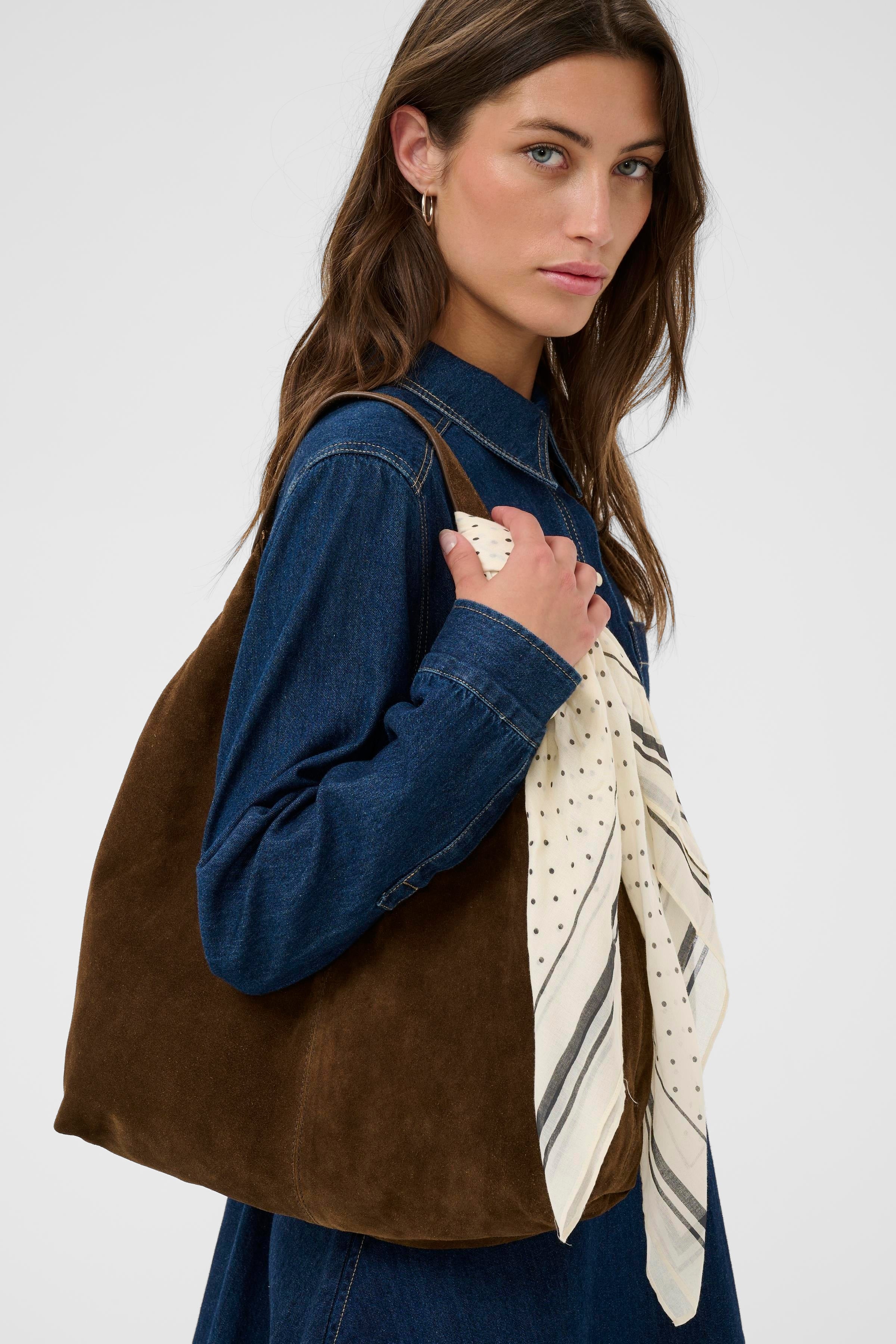 Phil Black Dot Print Square Scarf - 30309304