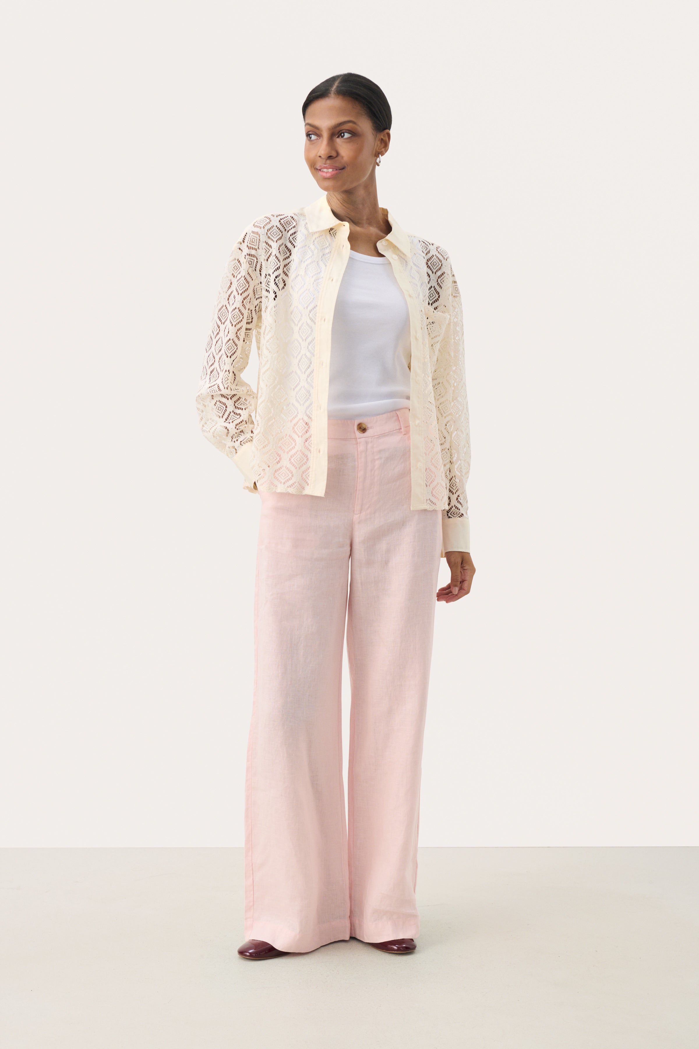 Ninnes Lotus Linen Trousers - 30309564