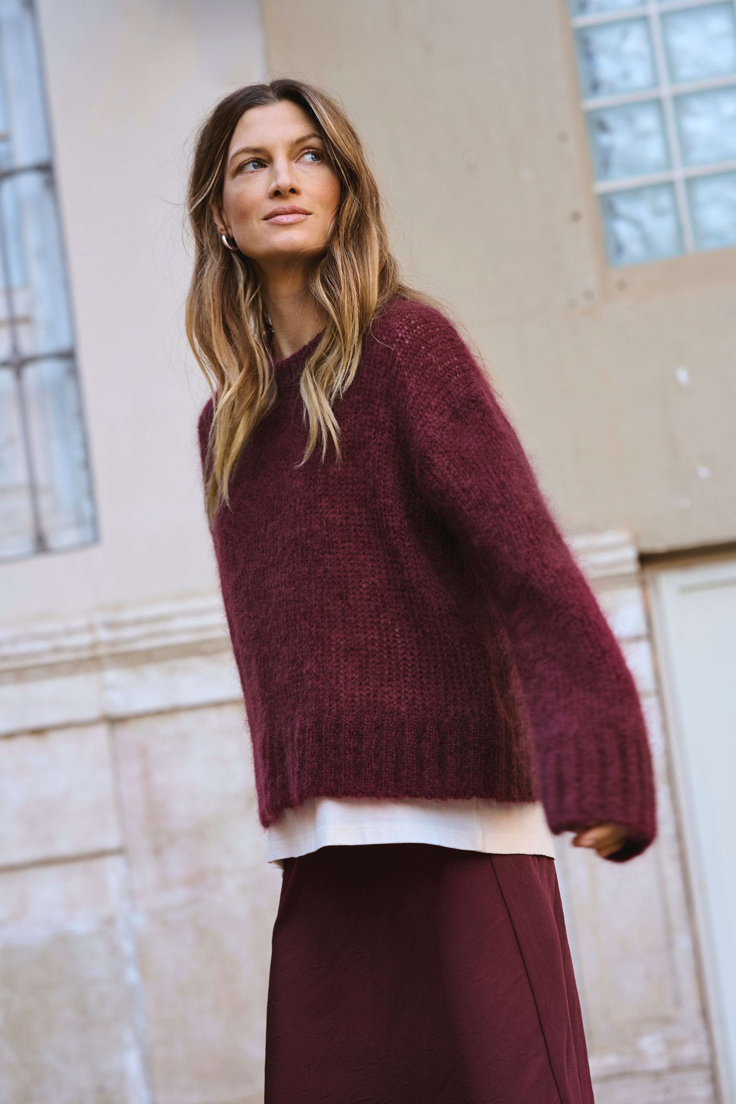 Sille Tawny Port Sweater - 30310023