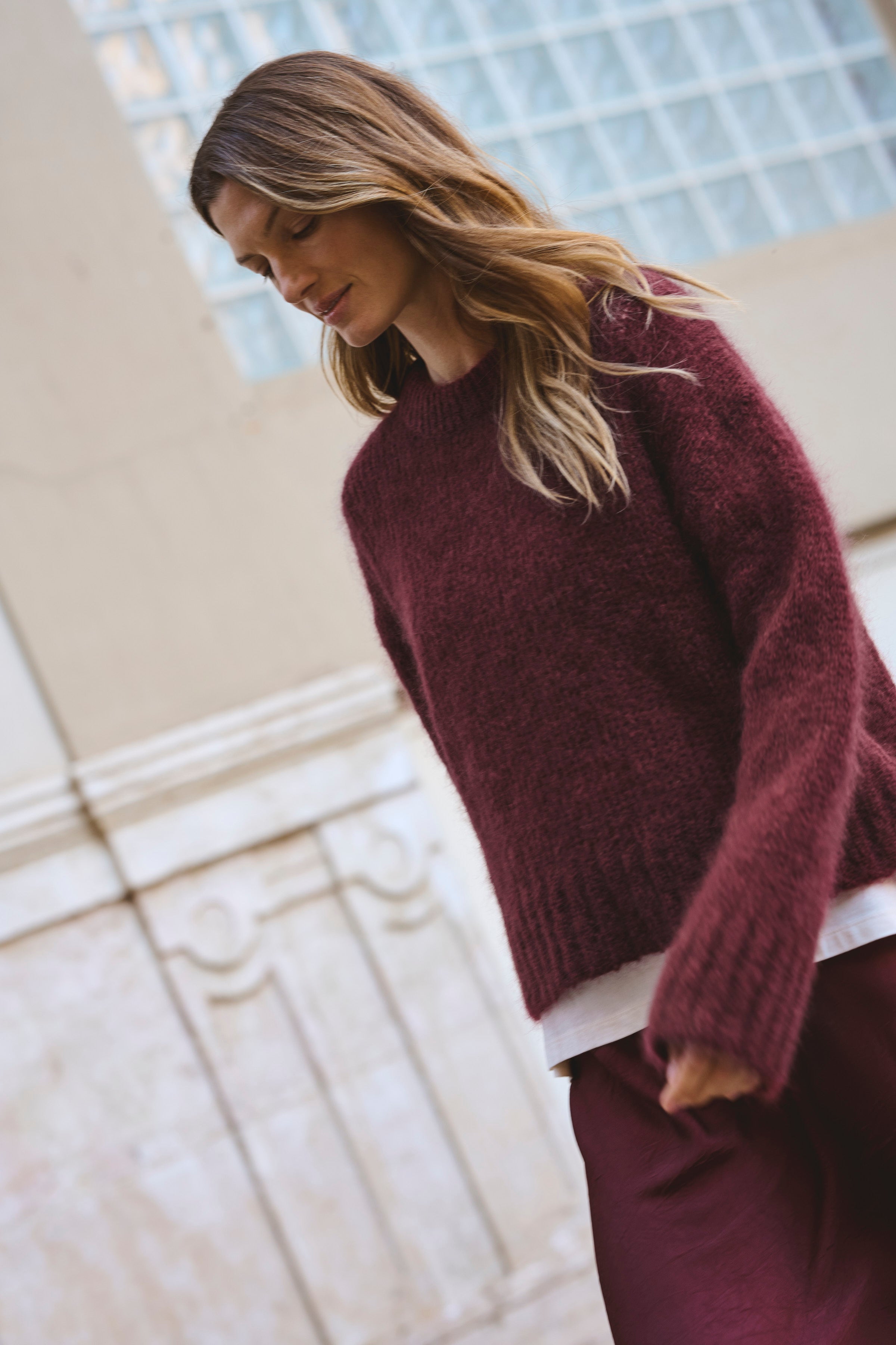 Sille Tawny Port Sweater - 30310023