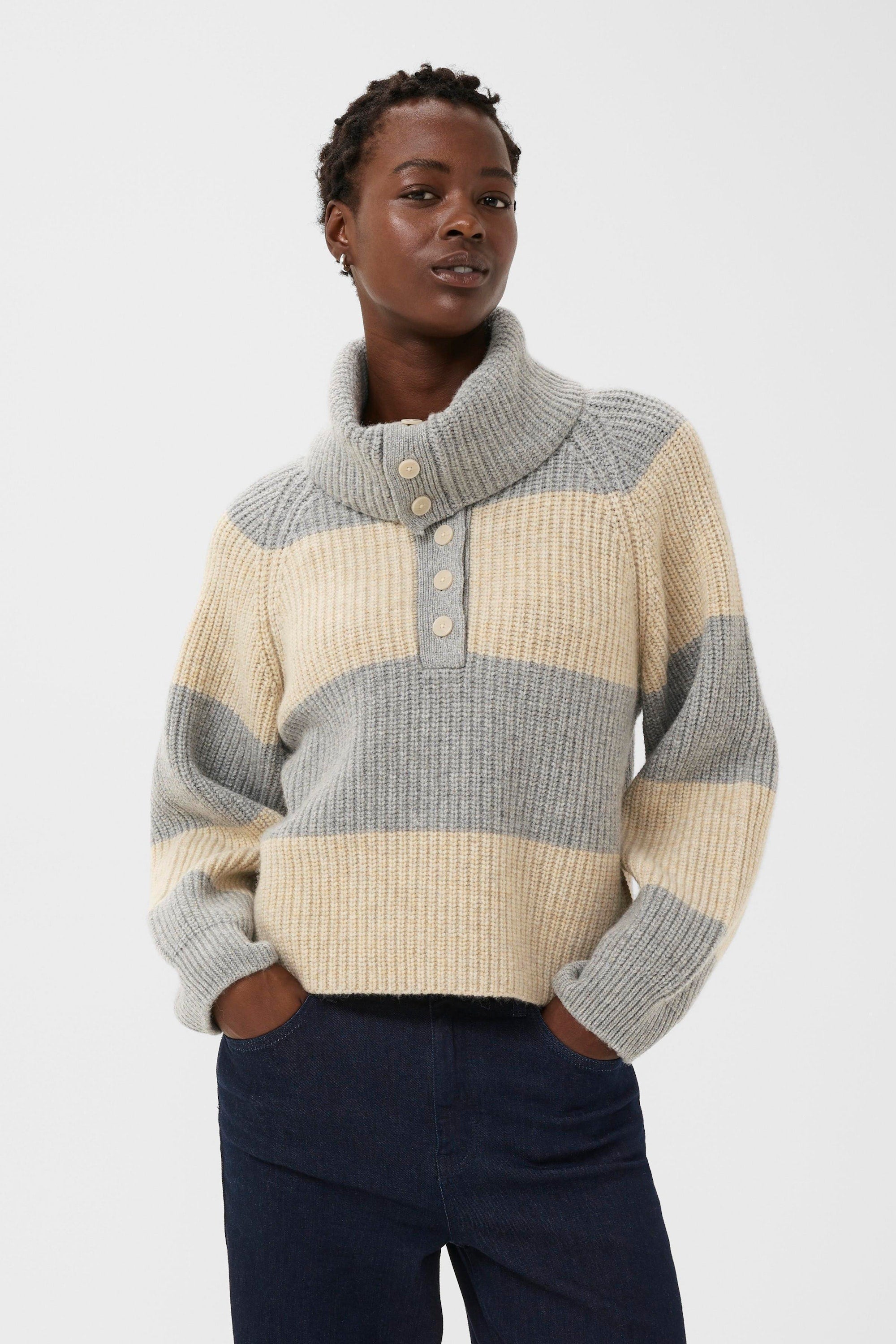 Simra French Oak/Grey Pullover - 30310027