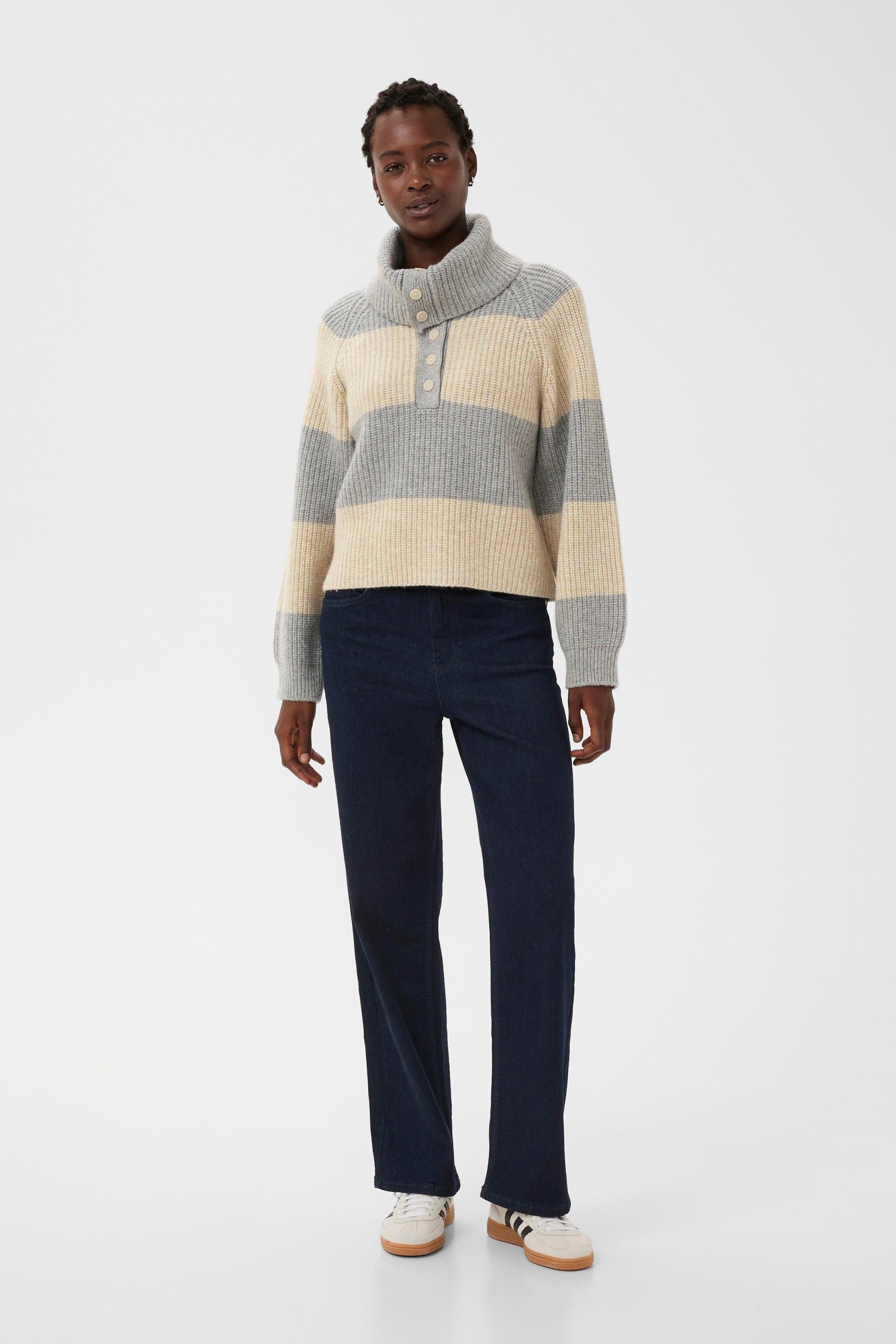 Simra French Oak/Grey Pullover - 30310027