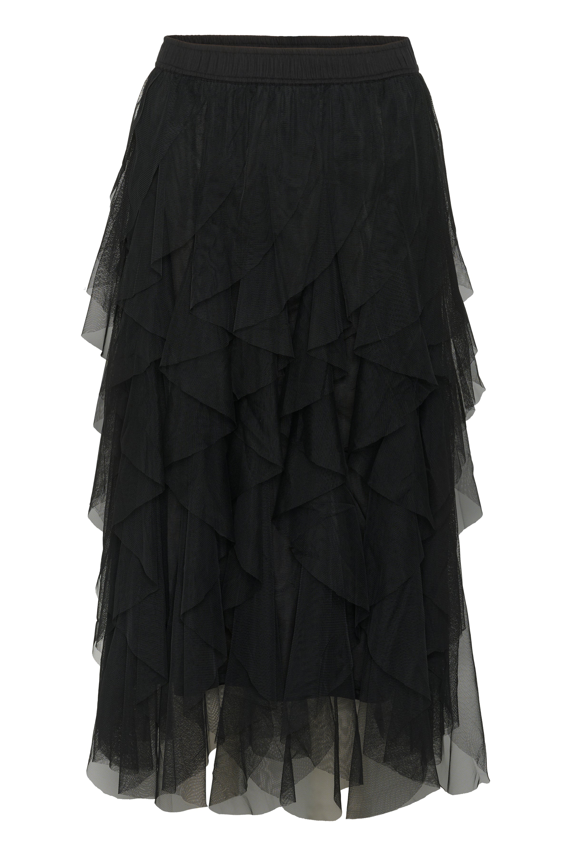 Black Svanhild Mesh Skirt - 30310050