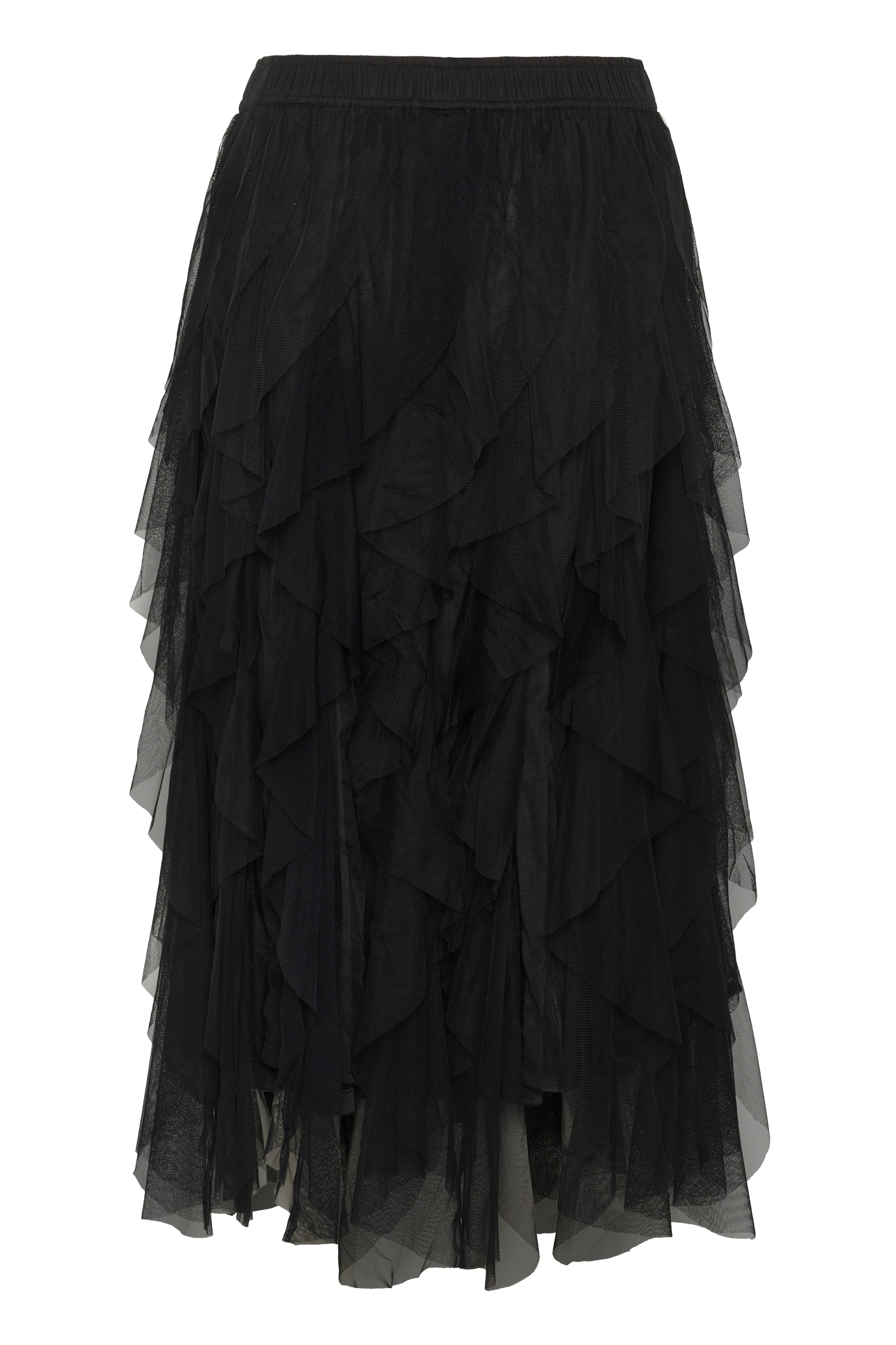 Black Svanhild Mesh Skirt - 30310050