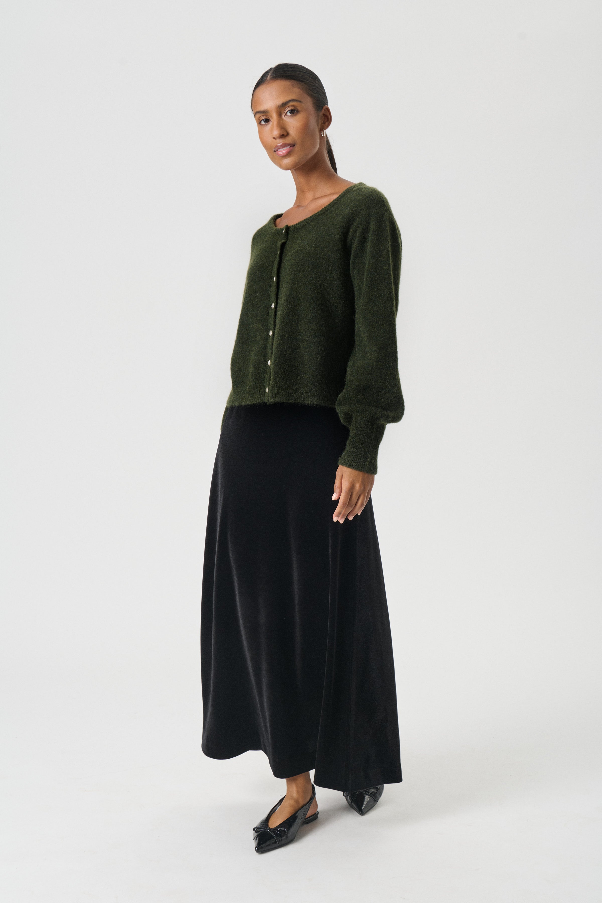 Rosin Green Ulja Cardigan - 30310203