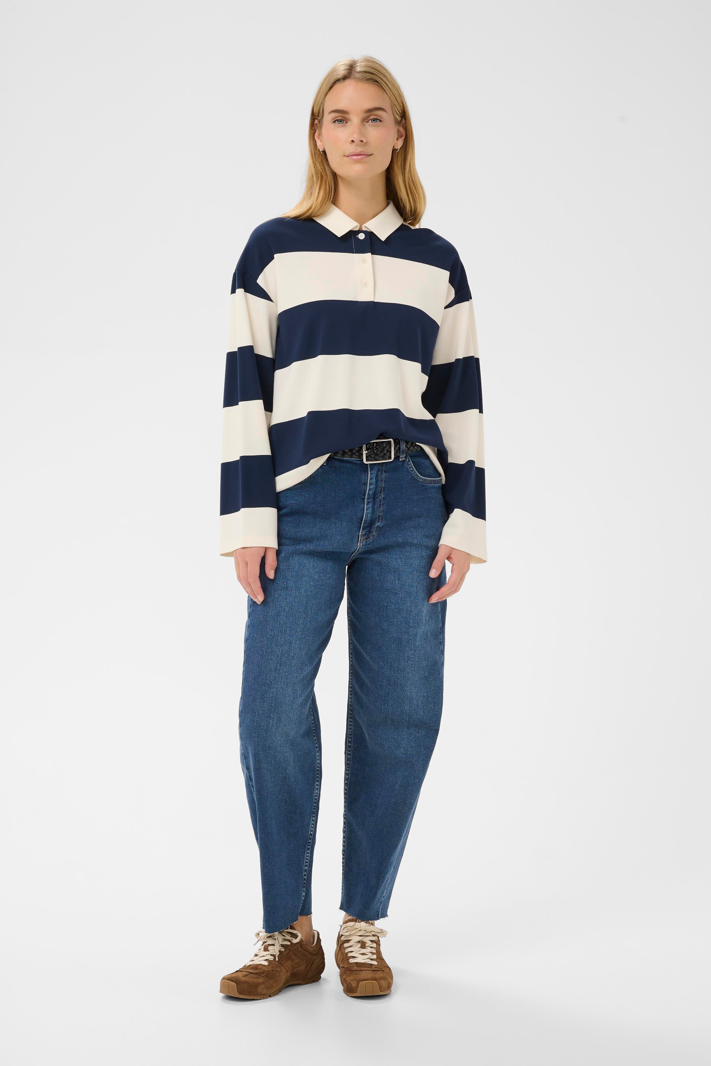 Adelena Raw Hem Jeans - 30310365