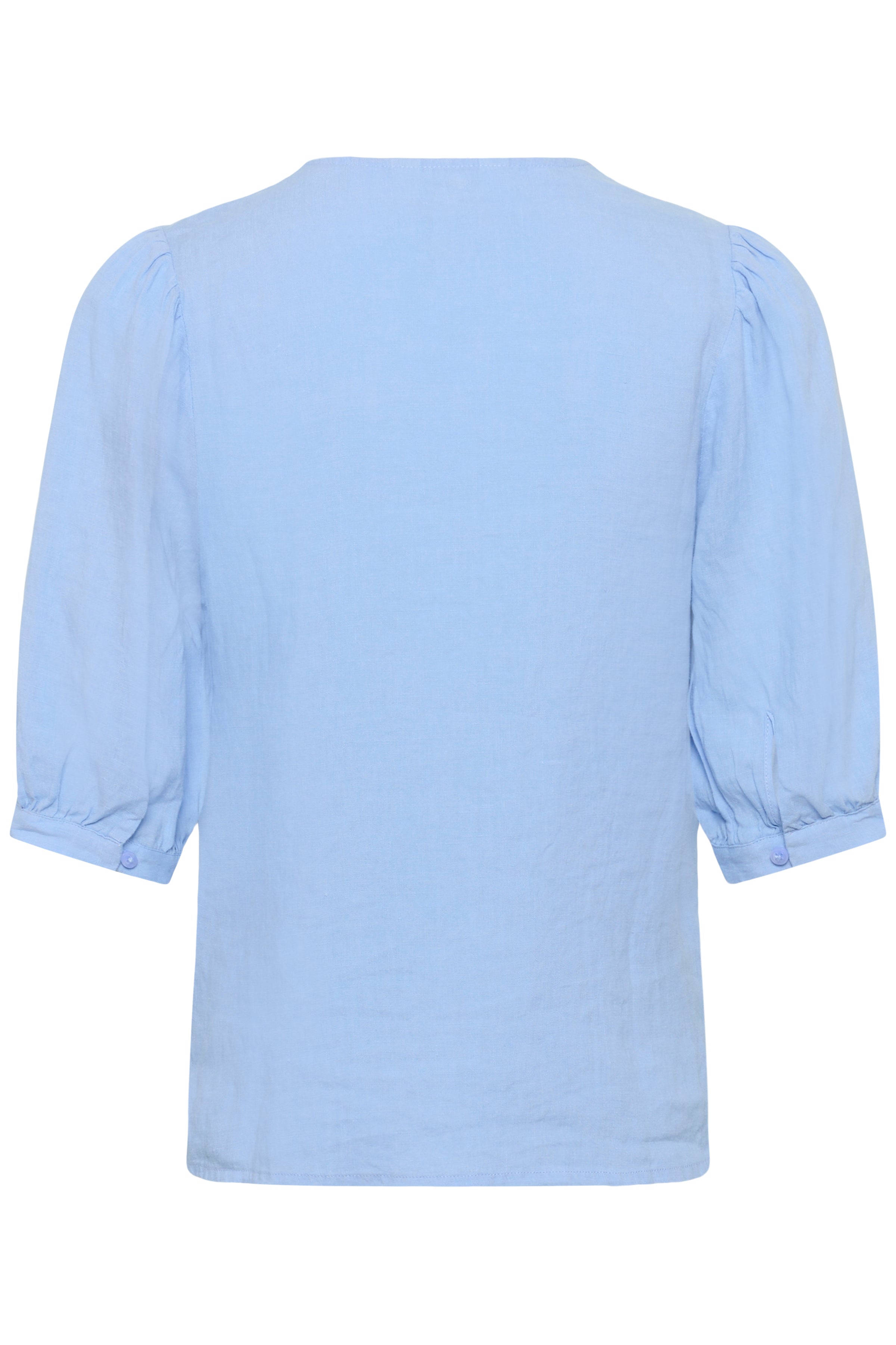 Azra Serenity Blue Linen Shirt - 30310416
