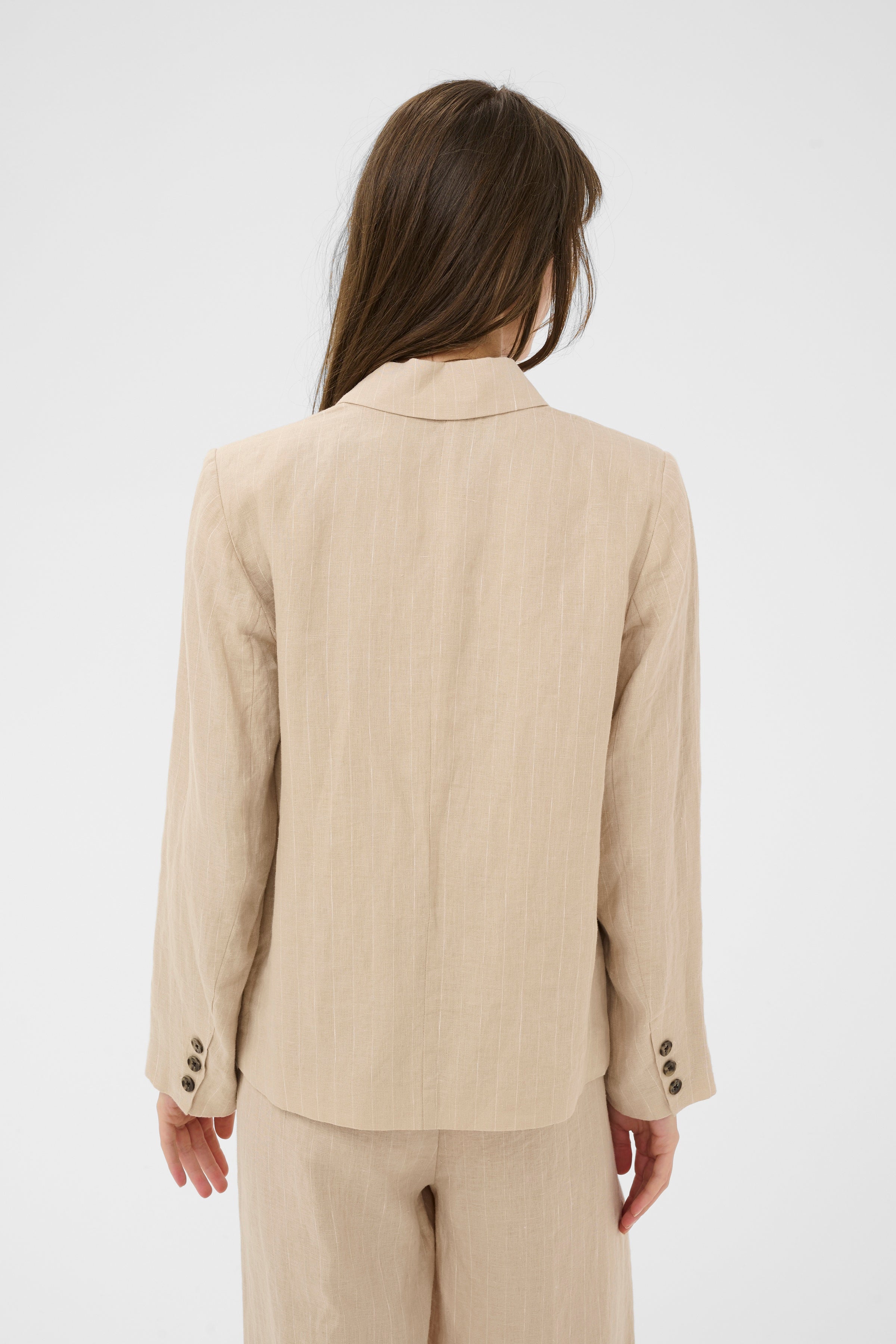 Alita Neutral Stripe Blazer - 30310442